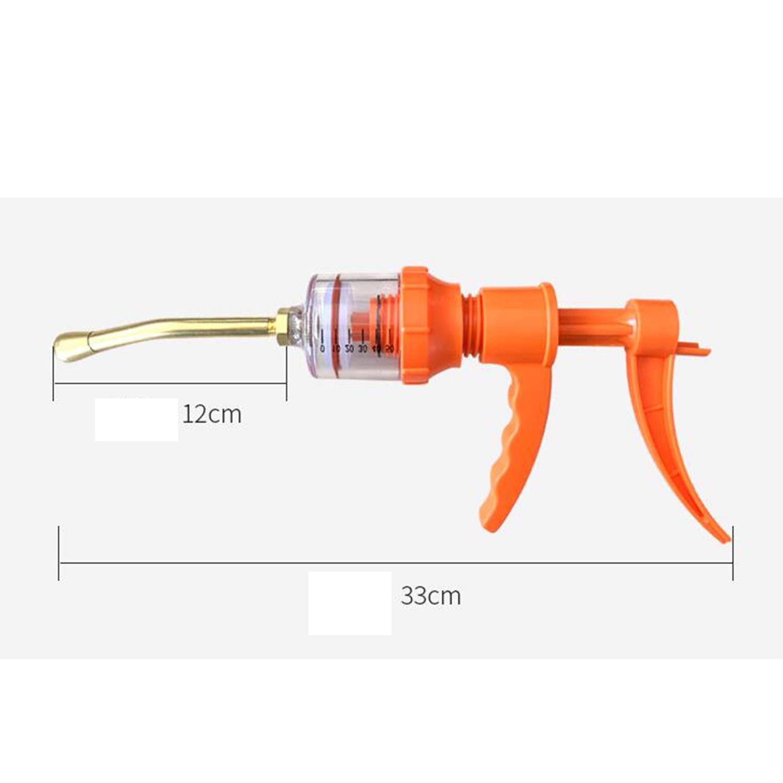 Drench Gun Medicine Filling Device 50ml Veterinary for Horse Rabbit Goat