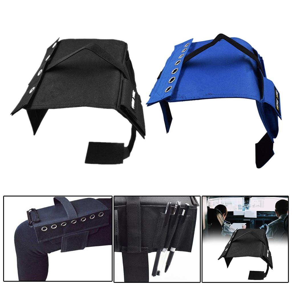 Aviation Aviators Pilot Style Kneeboard VFR IFR Clipboard Bag Blue