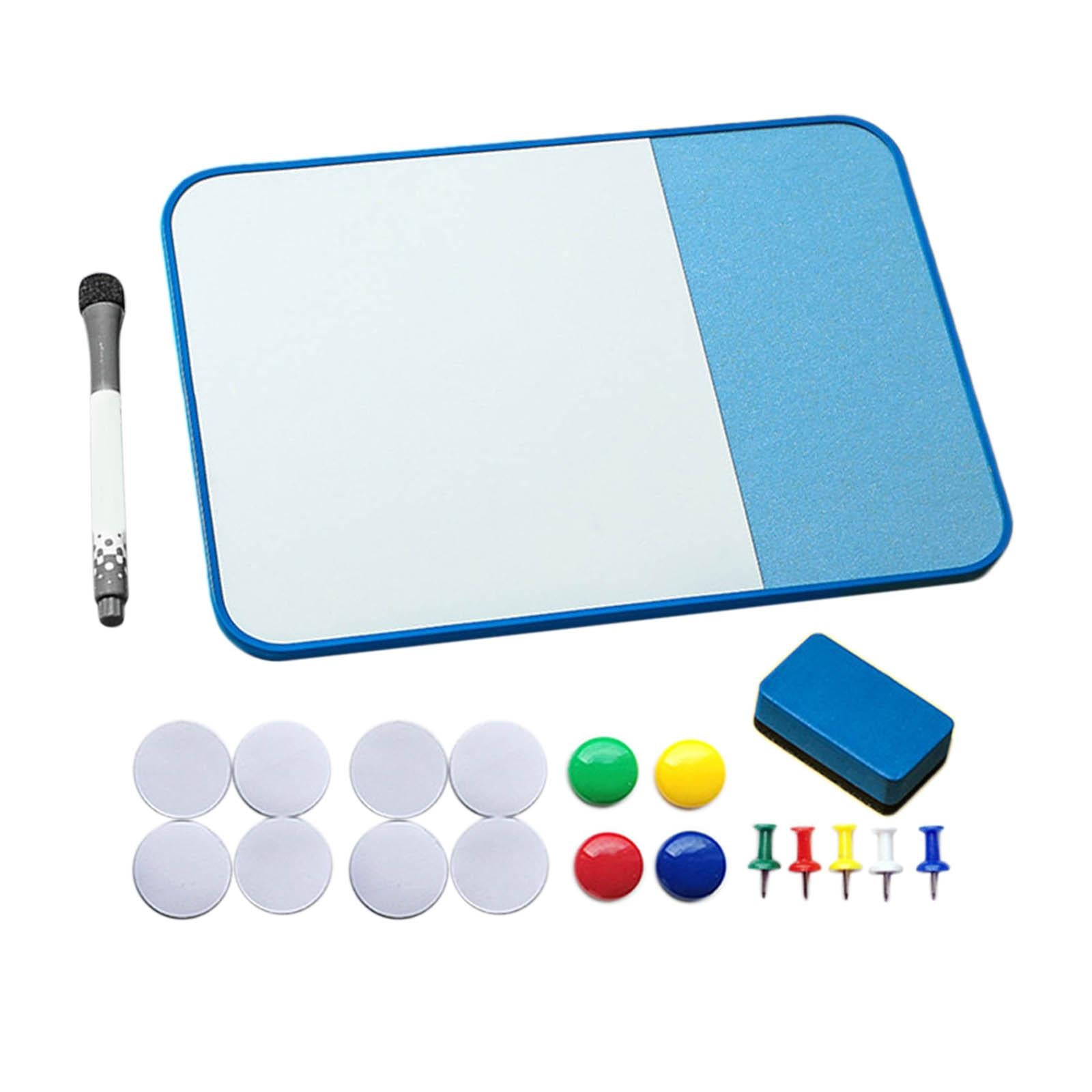 Message Cork Board Plan Organizer Whiteboard Weekly Plan for Home School Blue