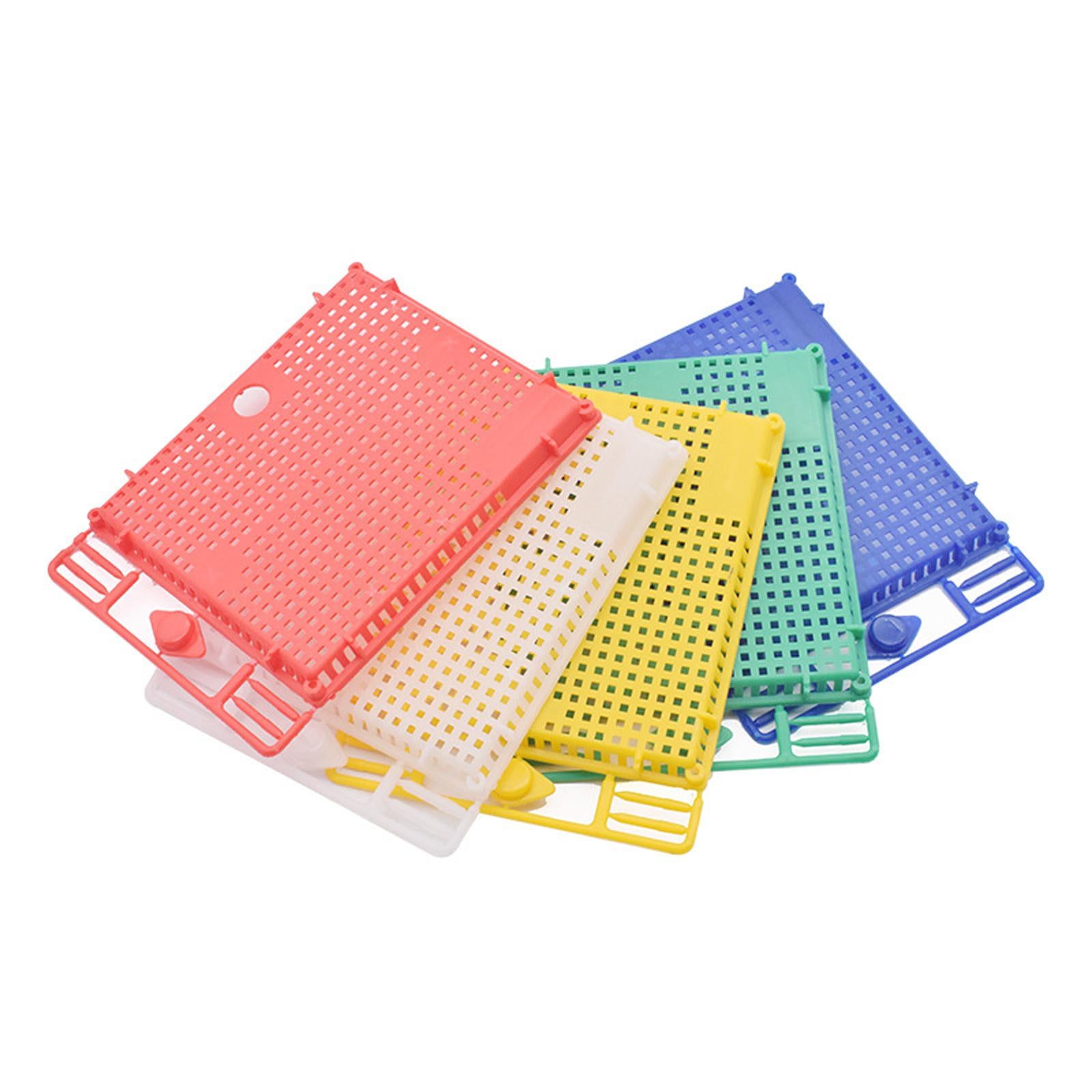 Queen Bee Isolator Introducing Cage Plastic Equipment Reusable Beekeeping Red