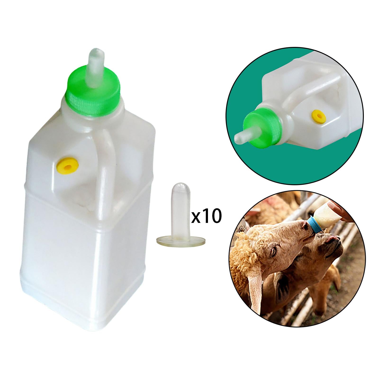 850ml Lamb Milk Bottle with Scale for Nursing Feeding Equipment Farm Animal bottle set
