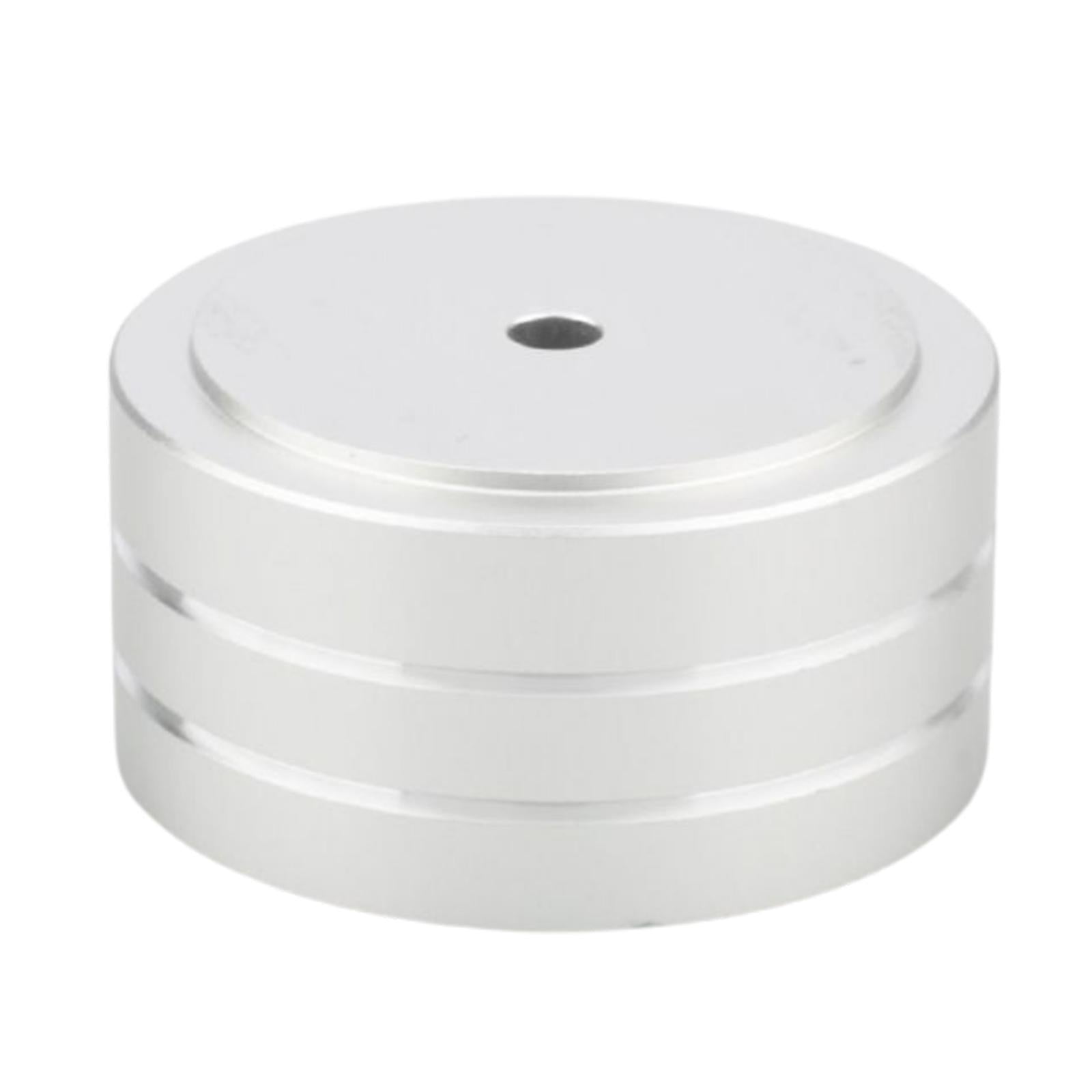 HiFi Aluminum Speaker Feet Shock Pad Spikes for Recorder DAC Devices Silver