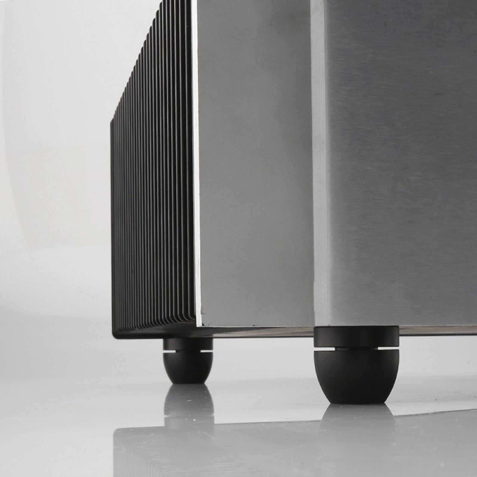 Speakers Feet Pads Mats Traceless Aluminum Alloy for Turntables Preamp Black