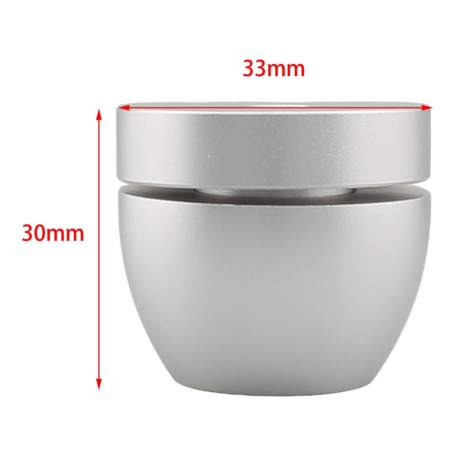 Speakers Feet Pads Mats Traceless Aluminum Alloy for Turntables Preamp Silver
