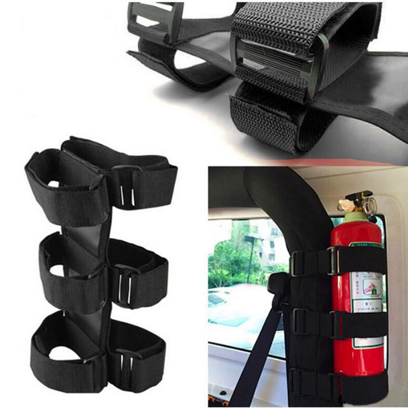 Fire Extinguisher Holder Accessory for Jeep Wrangler Roll Bar Mount for Car