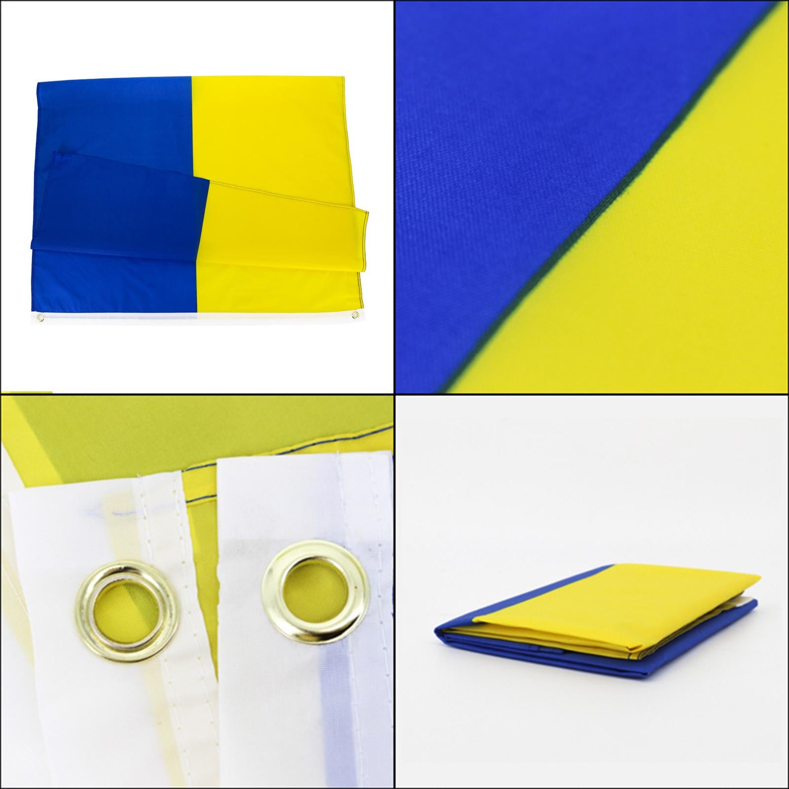 Ukraine Flag 60x90cm Decorative Banner for National Day Yard Decoration