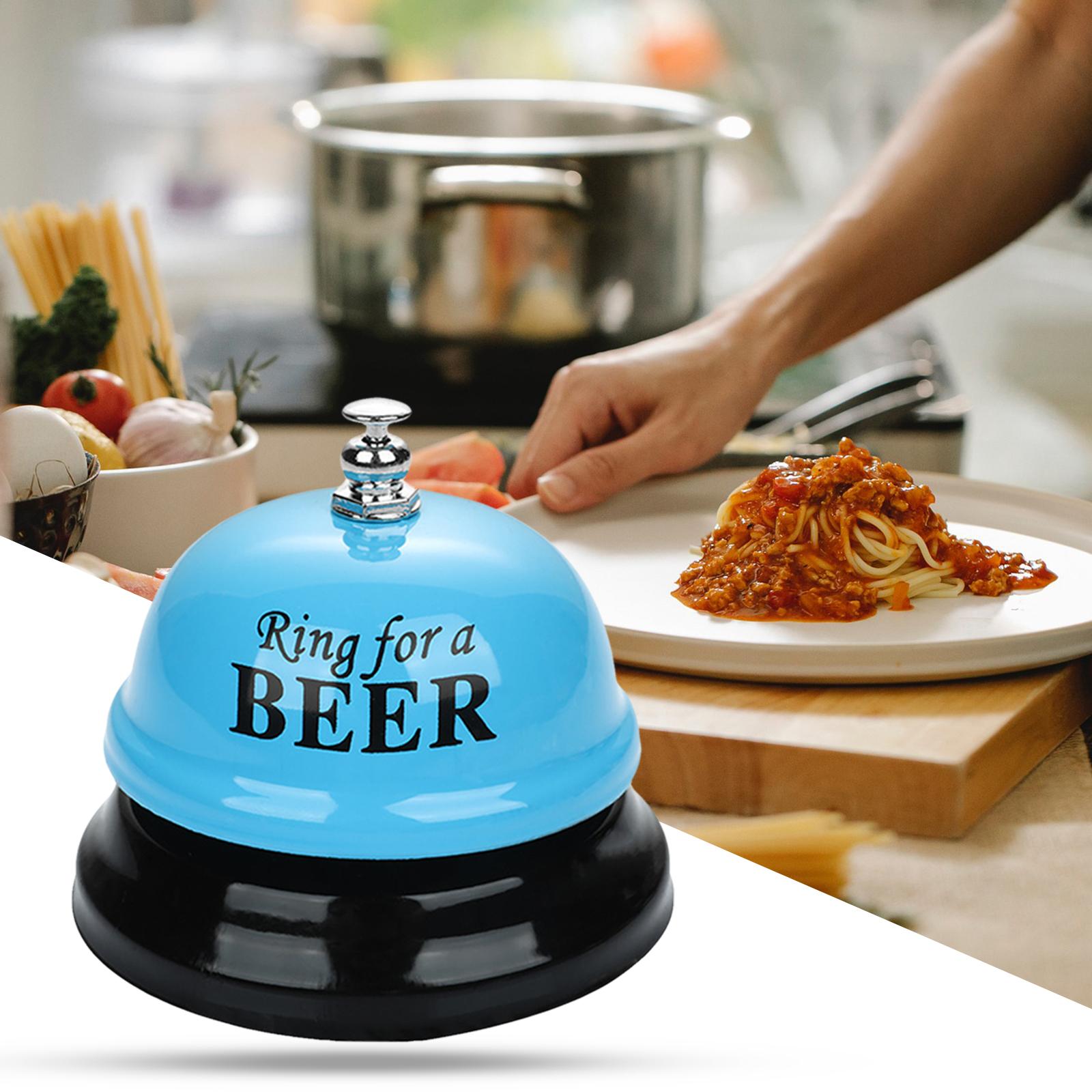 Reception Desk Service Bell Restaurant Call Bell Service for Kitchen School Blue Beer