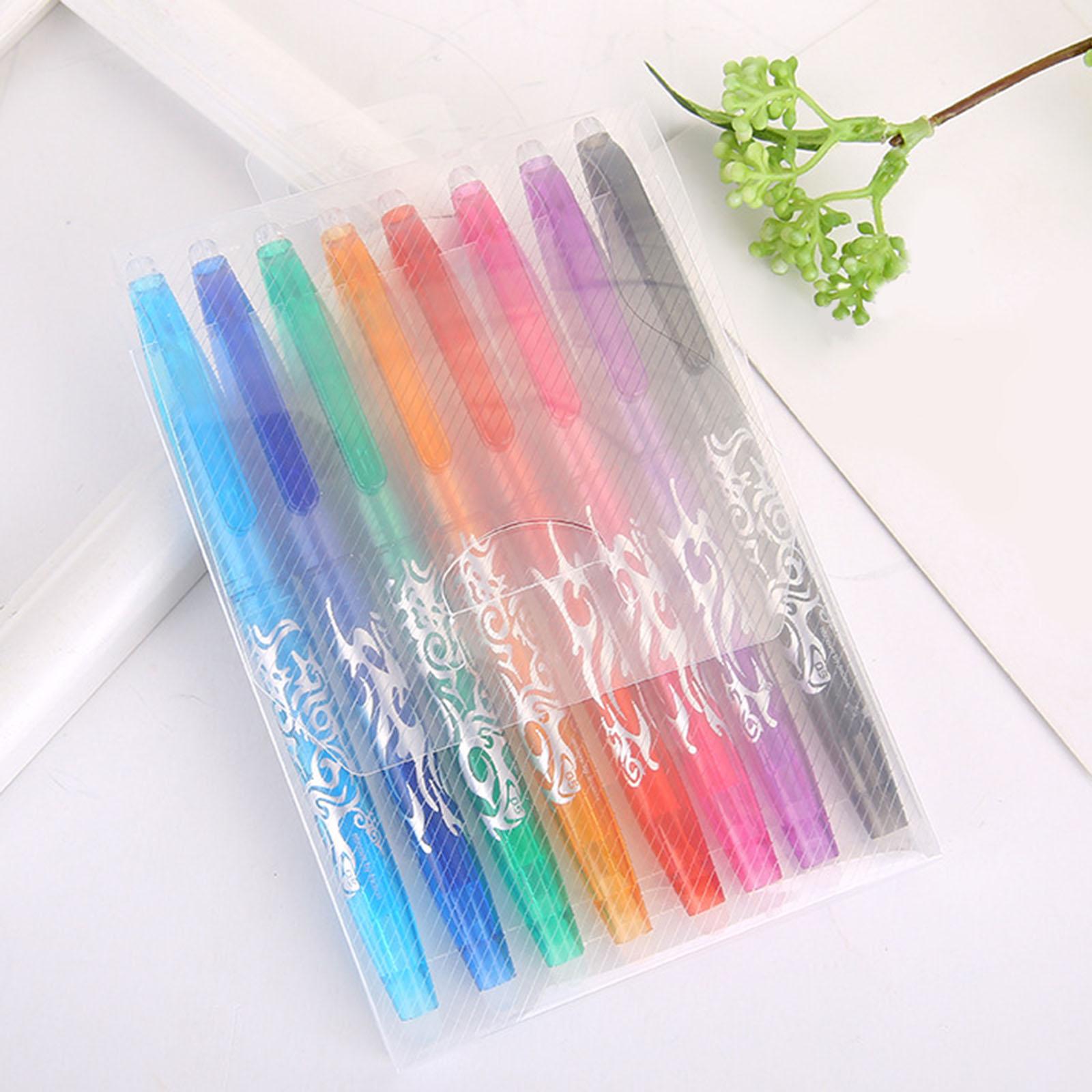 8Pcs Erasable Gel Ink Pen for Classroom School Supplies Home Office Products