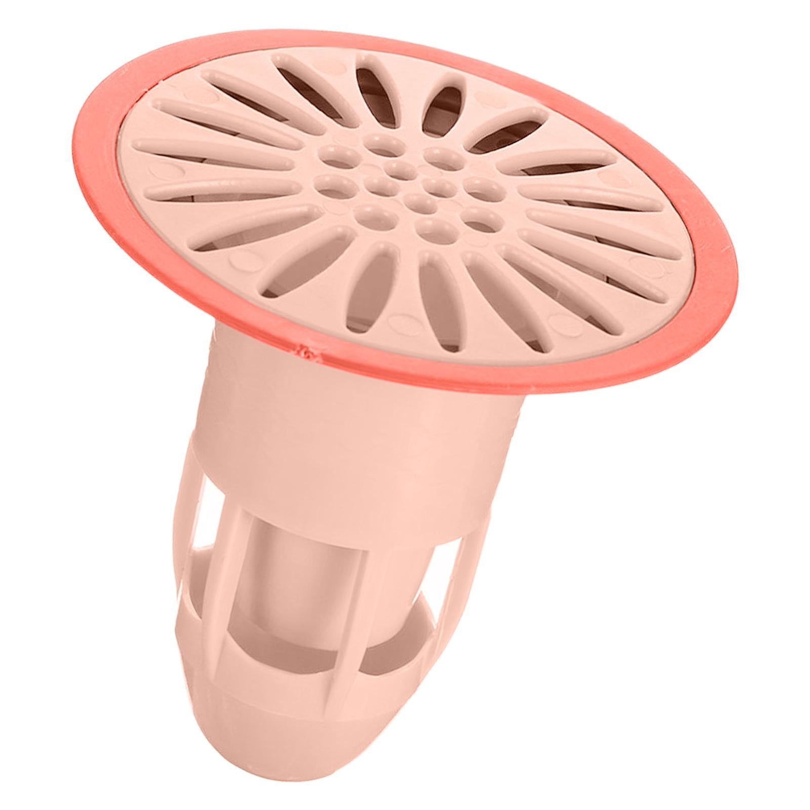 Deodorant Floor Drain Core Anti-Odor Backflow Preventer for Bathroom Kitchen Pink