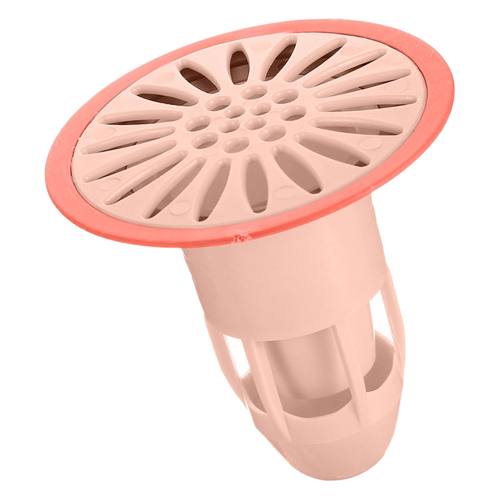 Deodorant Floor Drain Core Anti-Odor Backflow Preventer for Bathroom Kitchen Pink