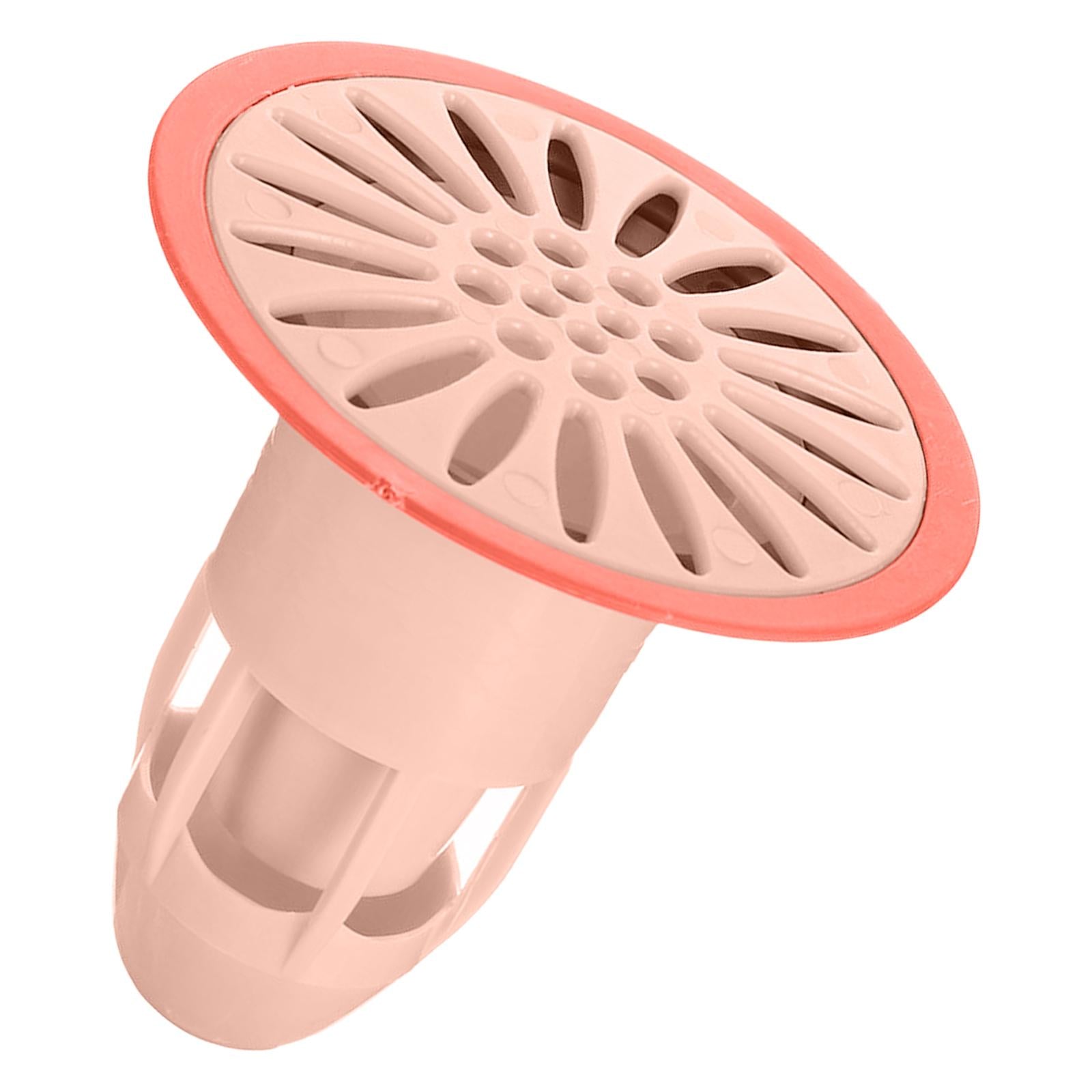 Deodorant Floor Drain Core Anti-Odor Backflow Preventer for Bathroom Kitchen Pink