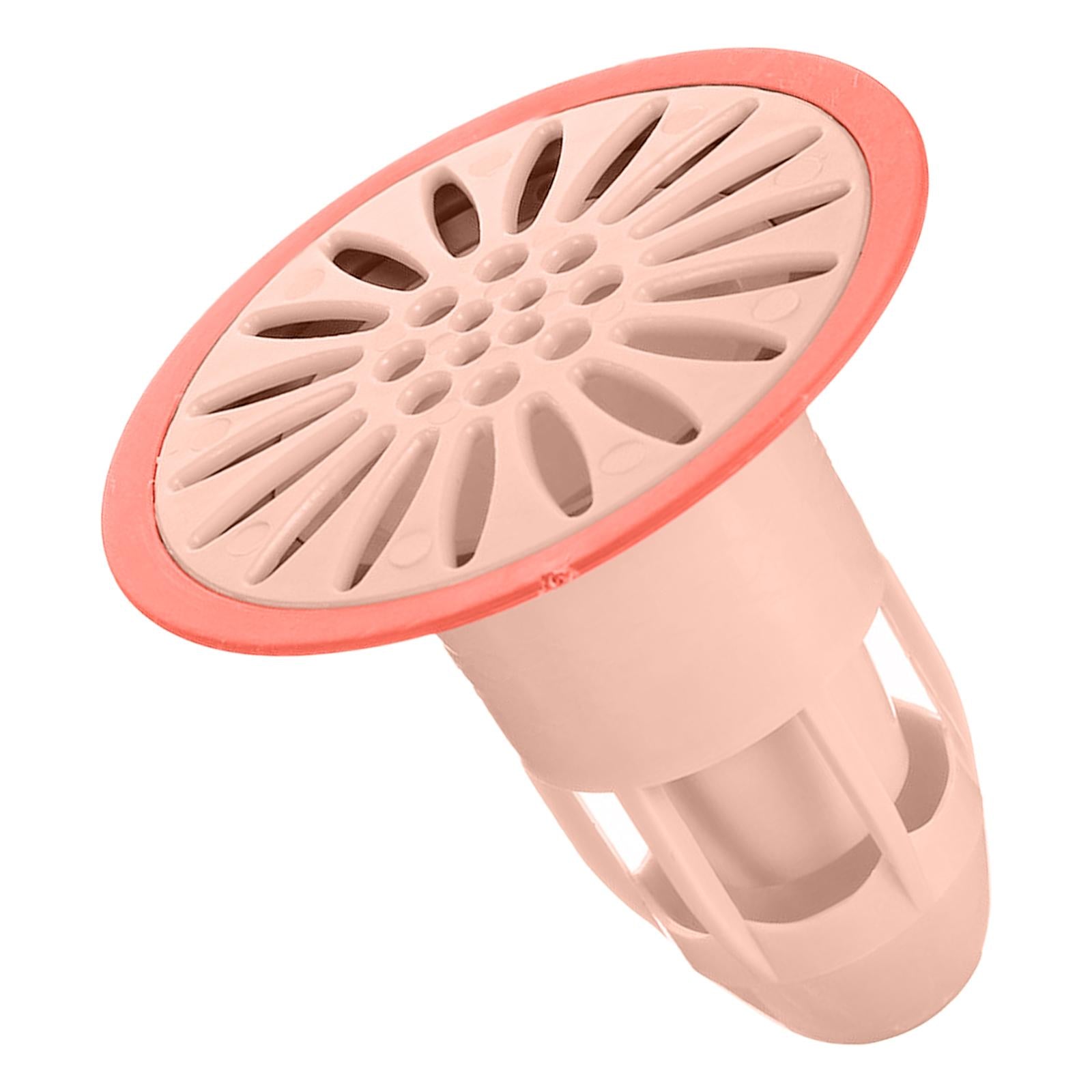 Deodorant Floor Drain Core Anti-Odor Backflow Preventer for Bathroom Kitchen Pink