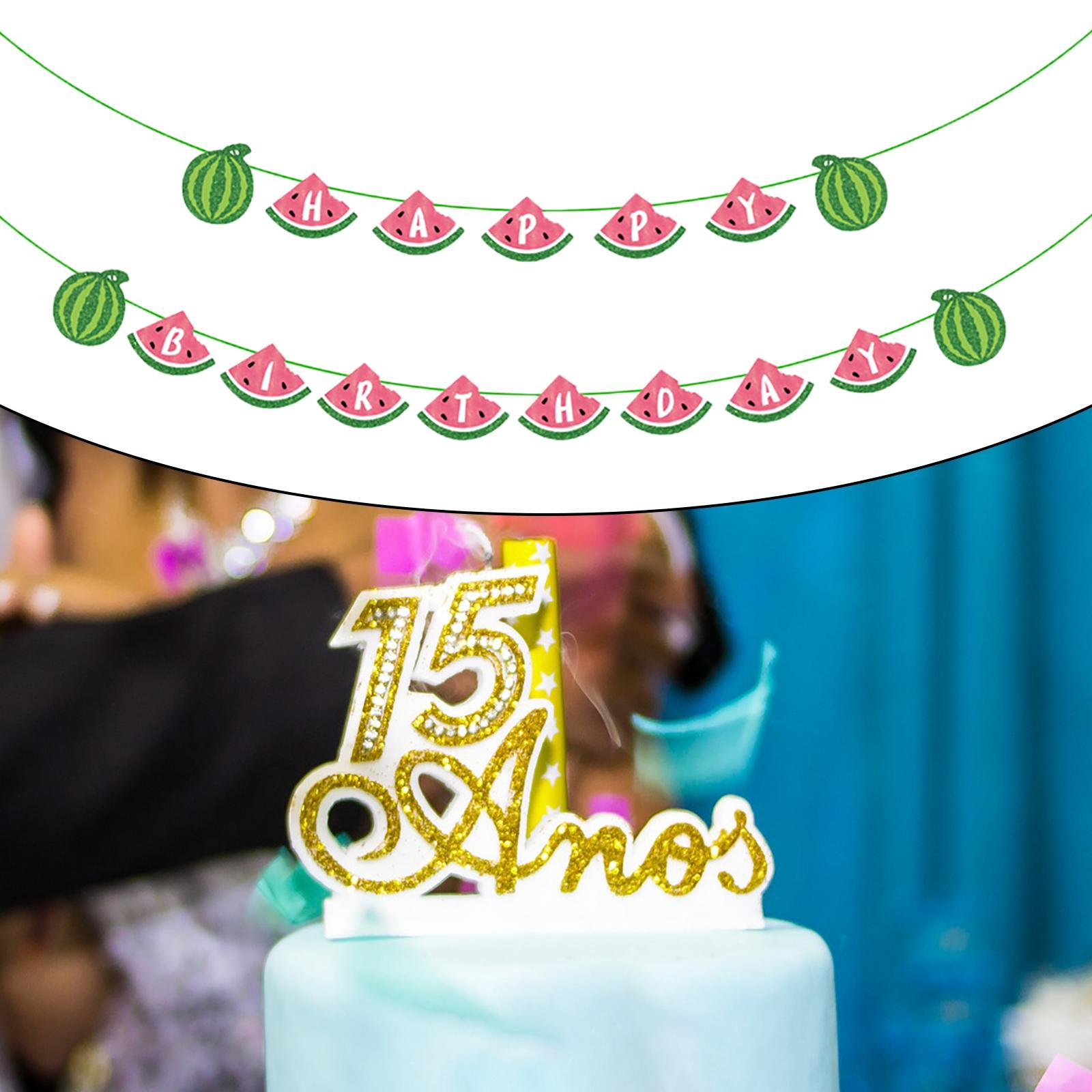 Happy Birthday Banner Birthday Flag for Birthday Party Garden Decor