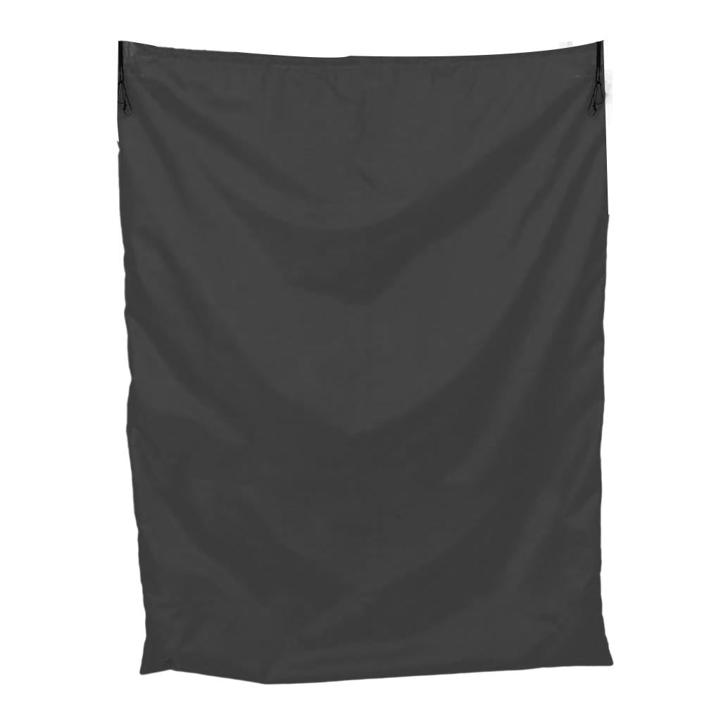 94x120cm Multipurpose Drawstring Laundry Bags for Underbed, Quilts, Pillows Black