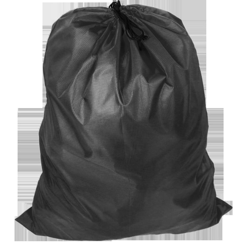 94x120cm Multipurpose Drawstring Laundry Bags for Underbed, Quilts, Pillows Black