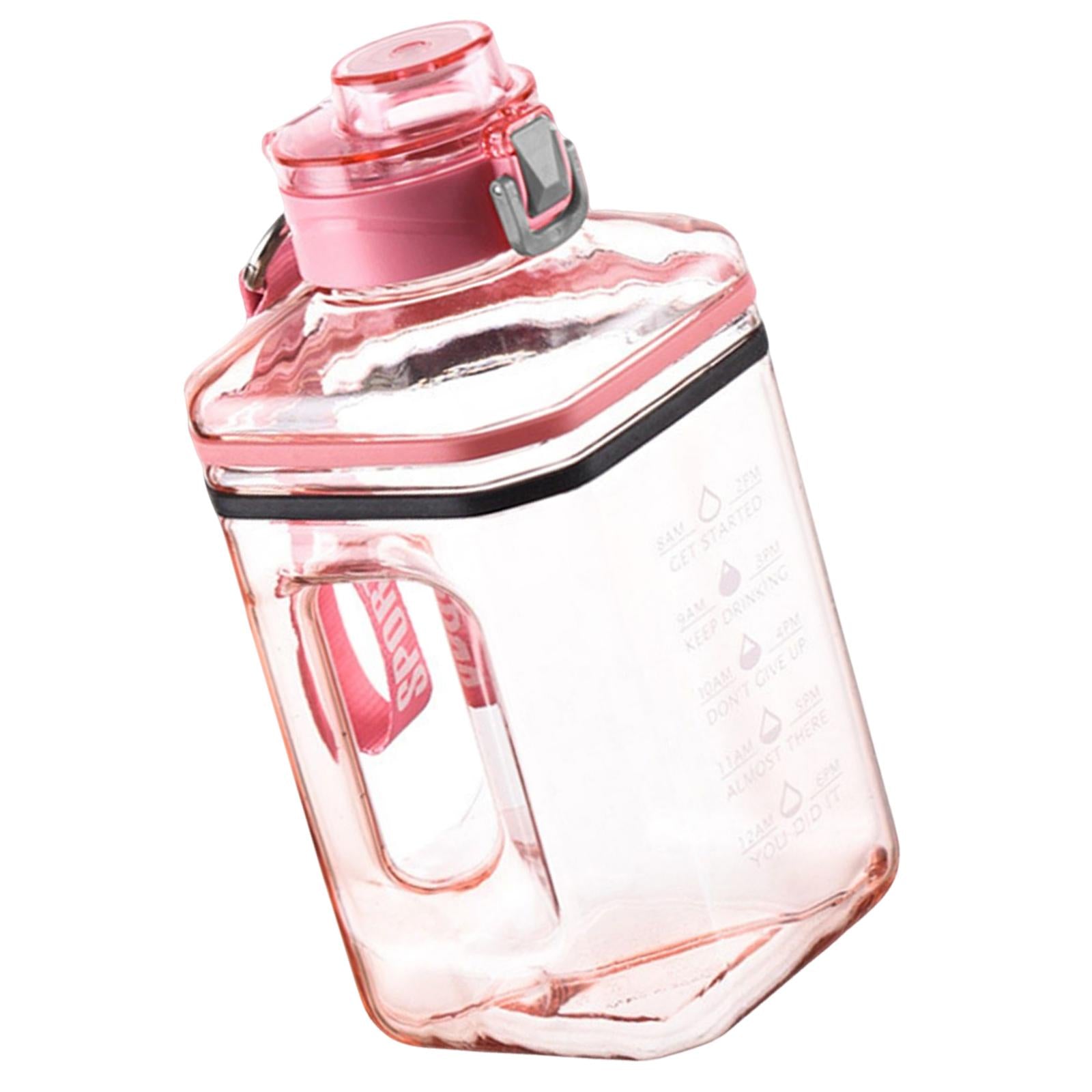 2.2L Sports Water Bottles Gym Bottle for Outdoor Sports Fitness Office Pink