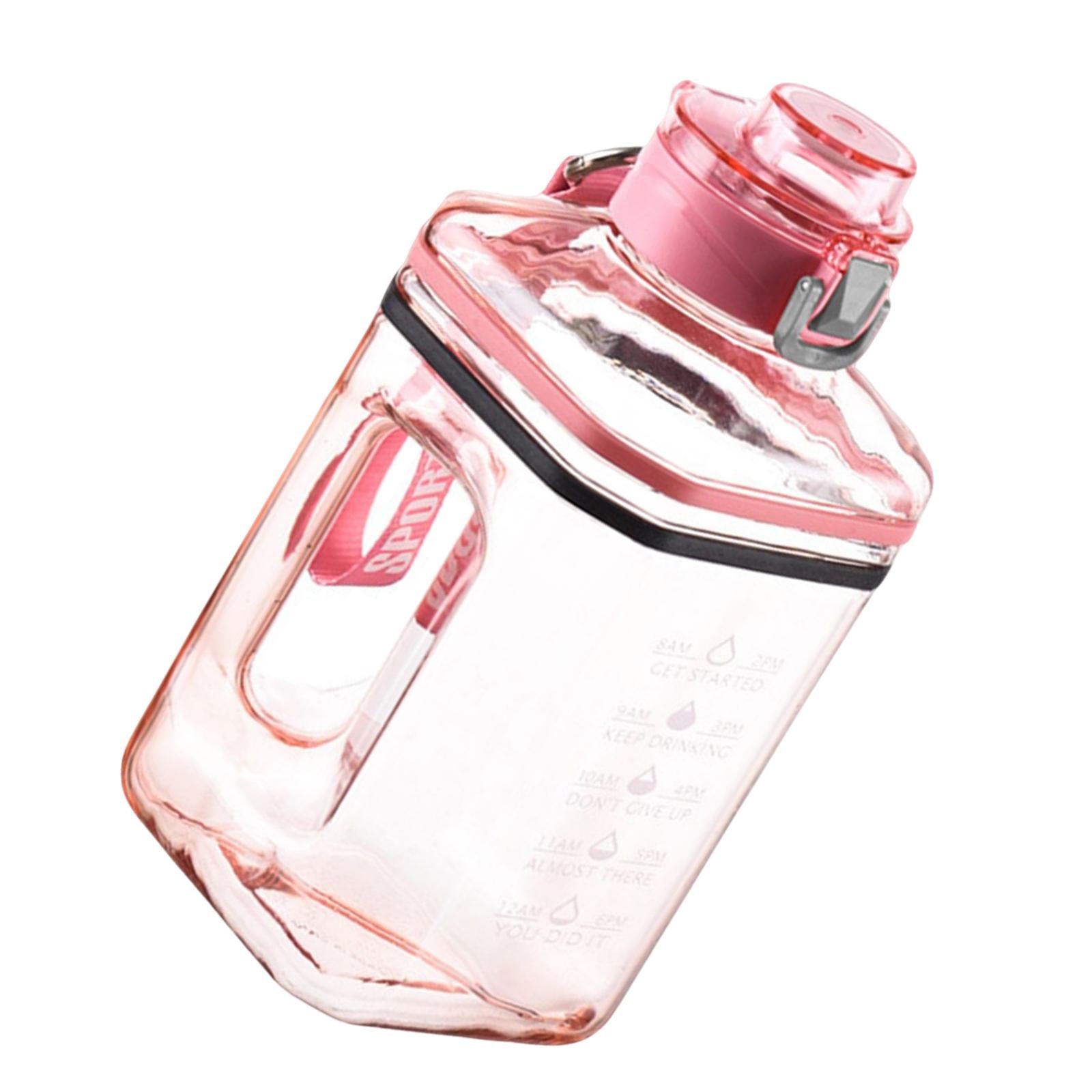 2.2L Sports Water Bottles Gym Bottle for Outdoor Sports Fitness Office Pink