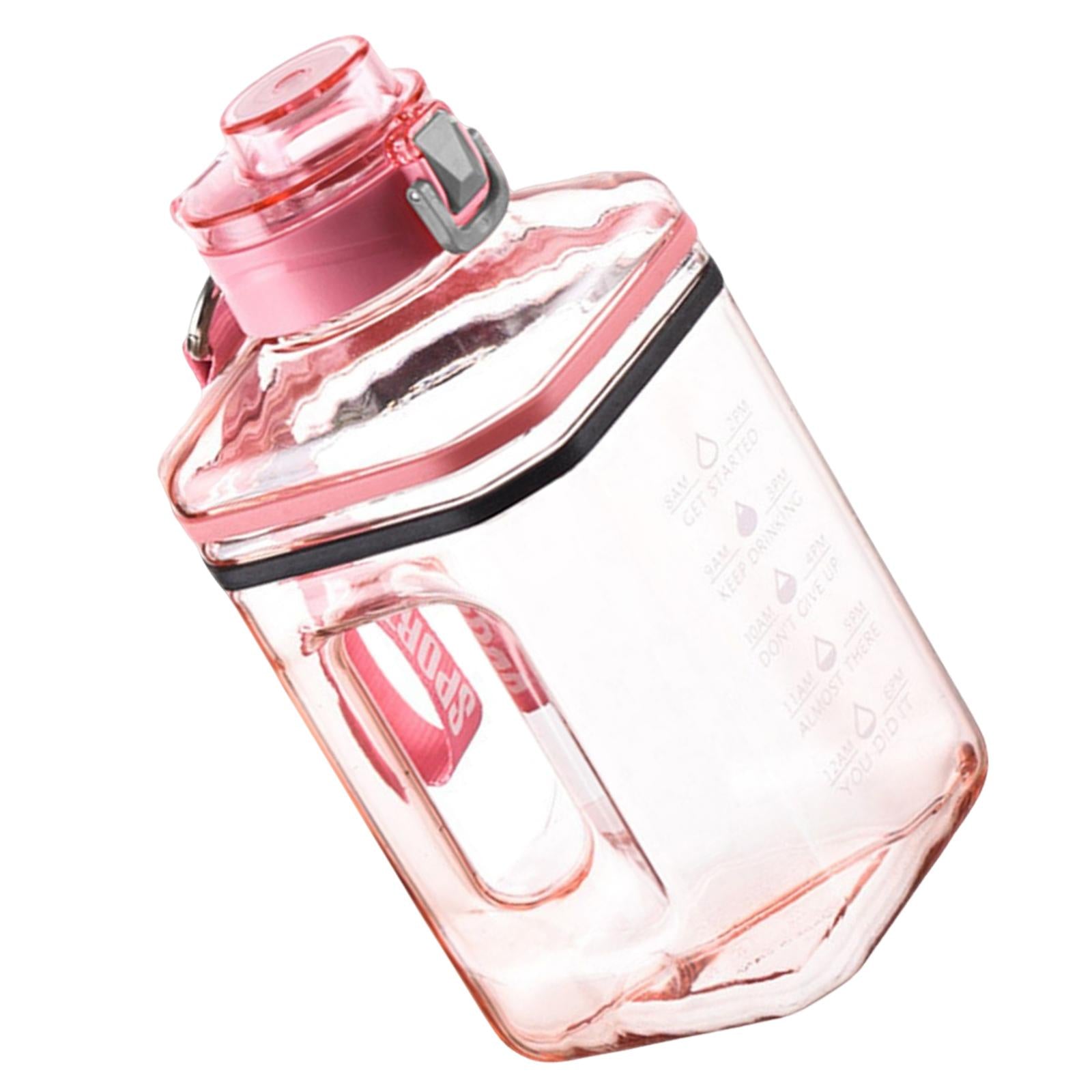 2.2L Sports Water Bottles Gym Bottle for Outdoor Sports Fitness Office Pink