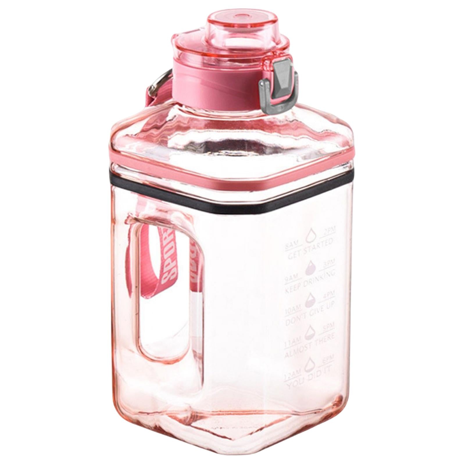 2.2L Sports Water Bottles Gym Bottle for Outdoor Sports Fitness Office Pink