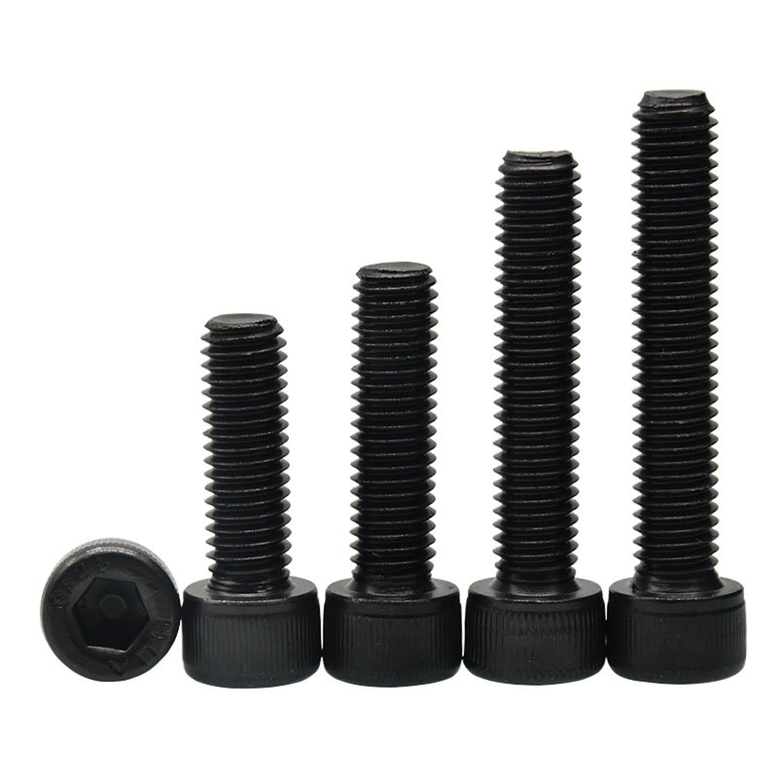1080Pcs M2 M3 M4 Hex Socket Screws Nuts Flat Washer for Electrical Plumbing