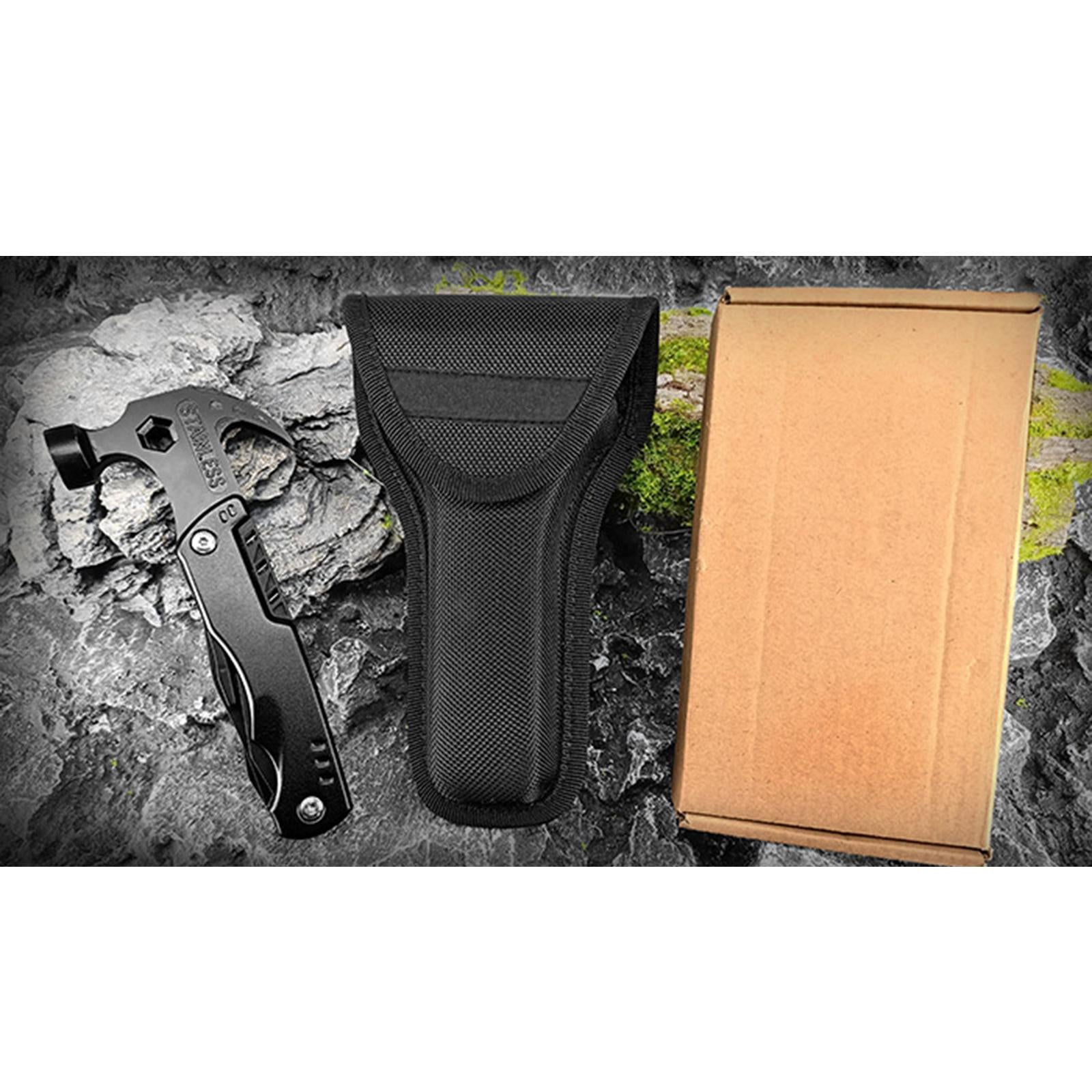 Folding Claw Hammer Hand Tools Men Gifts for Emergency Car Repair