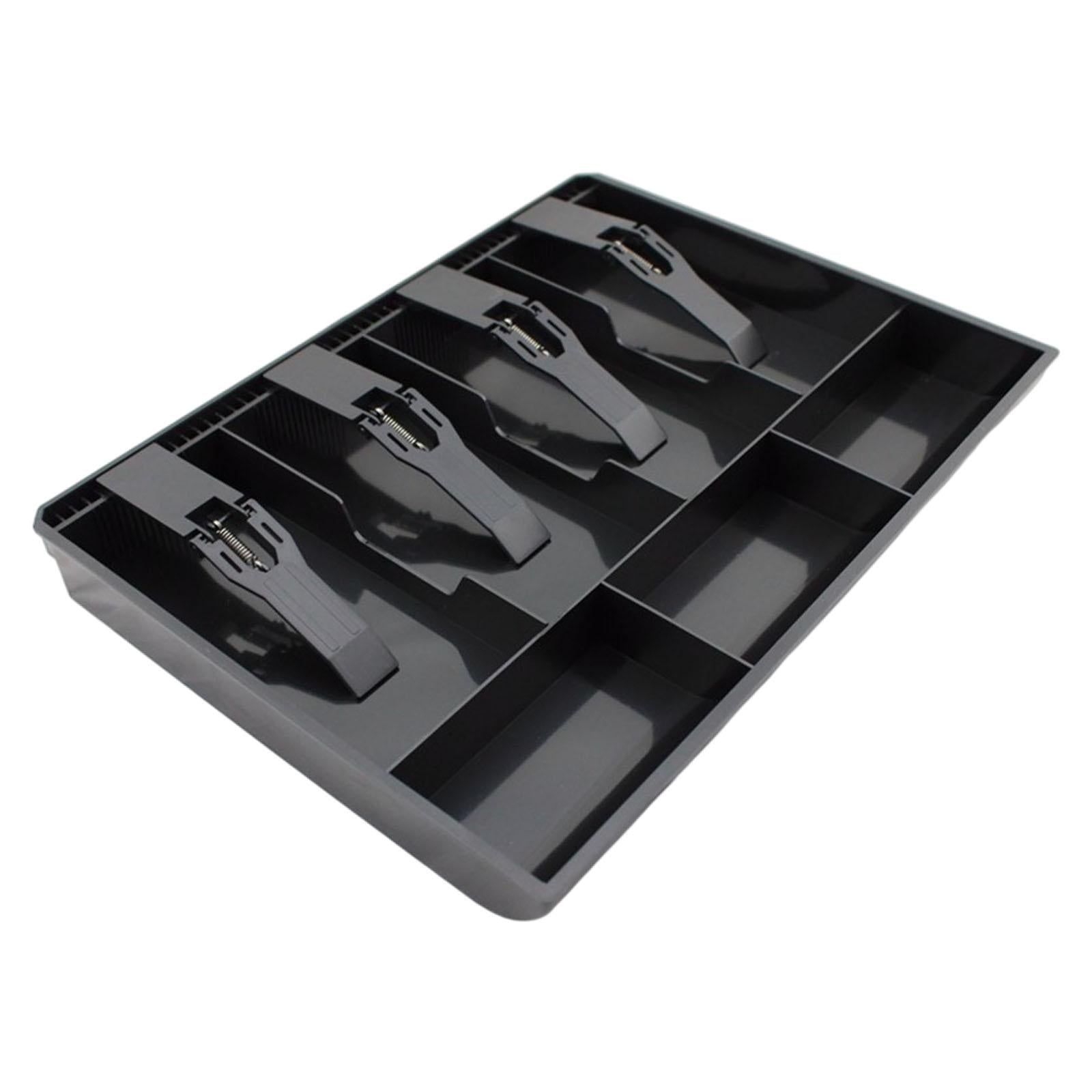 Cash Register Drawer Insert Tray with Clip for Supermarkets Shops Hotels