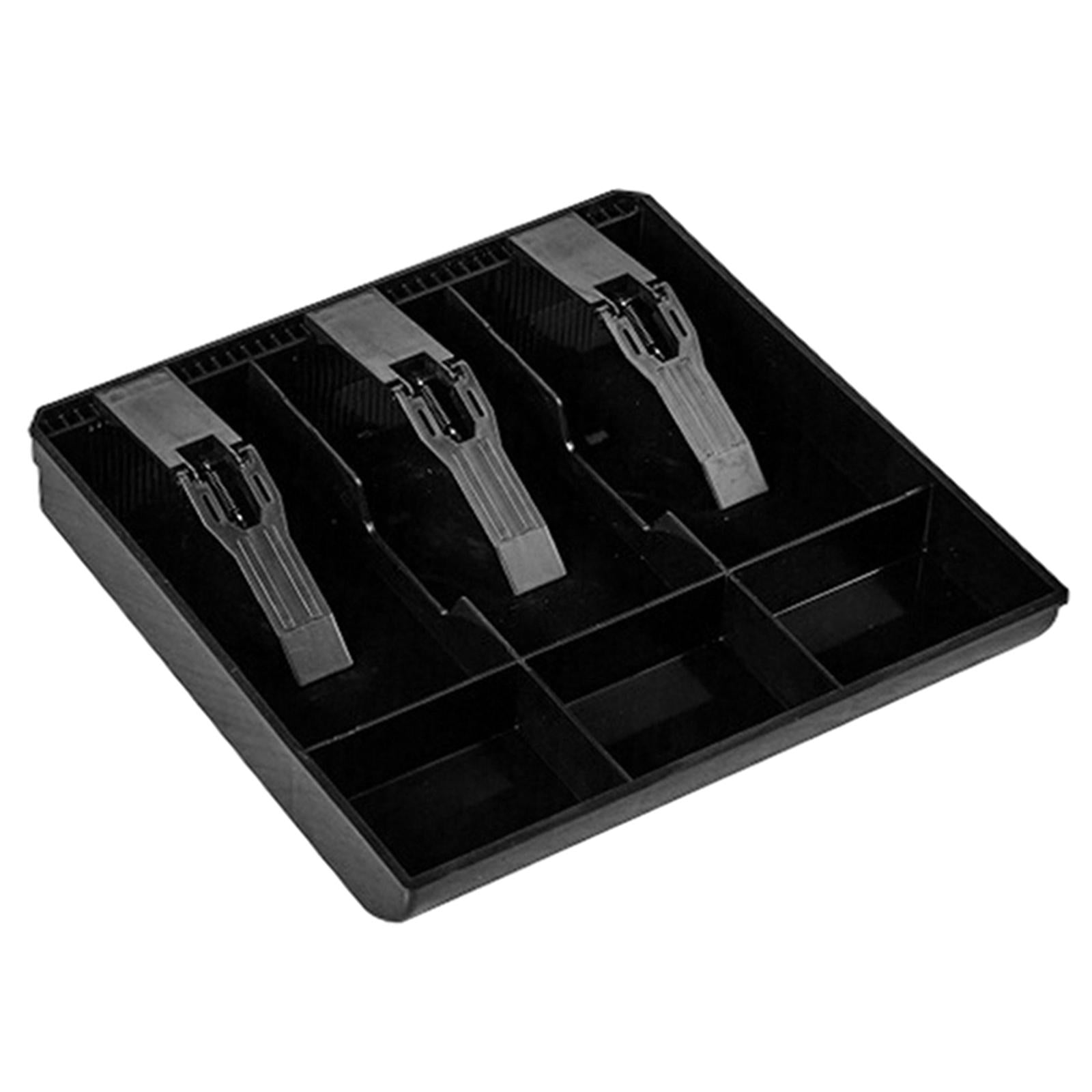3 Grid Cash Drawer Replacement Cash Box for Store Hotel Storage Organizer