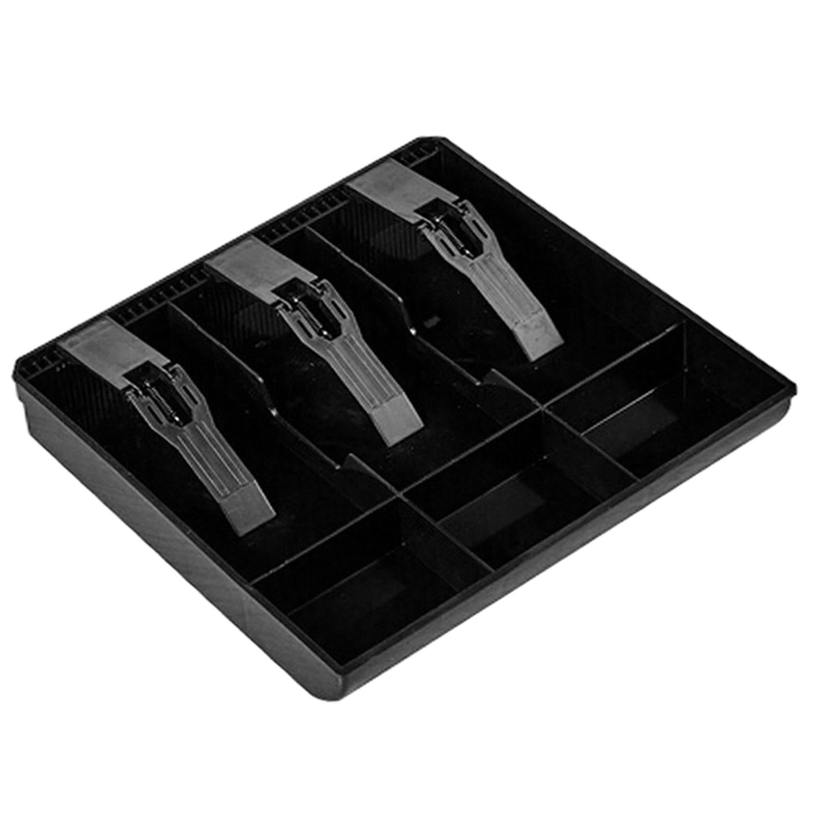 3 Grid Cash Drawer Replacement Cash Box for Store Hotel Storage Organizer