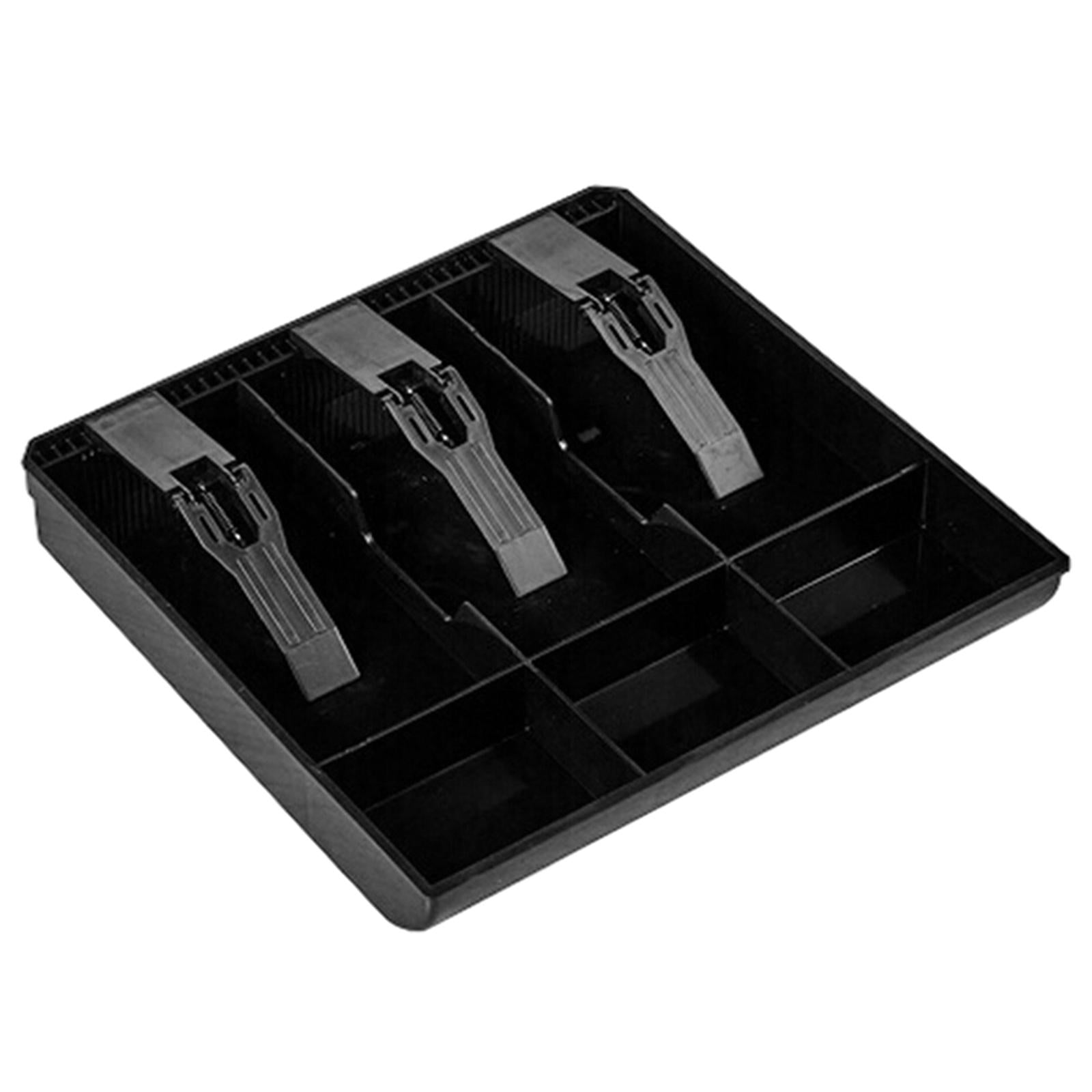 3 Grid Cash Drawer Replacement Cash Box for Store Hotel Storage Organizer
