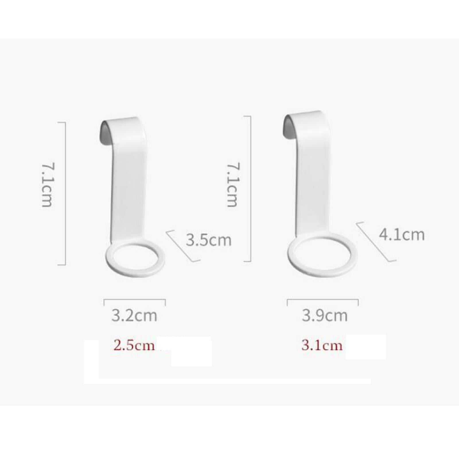 8 Pieces Shower Gel Bottle Holder Hand Soap Hanging for Bathroom Wall Toilet