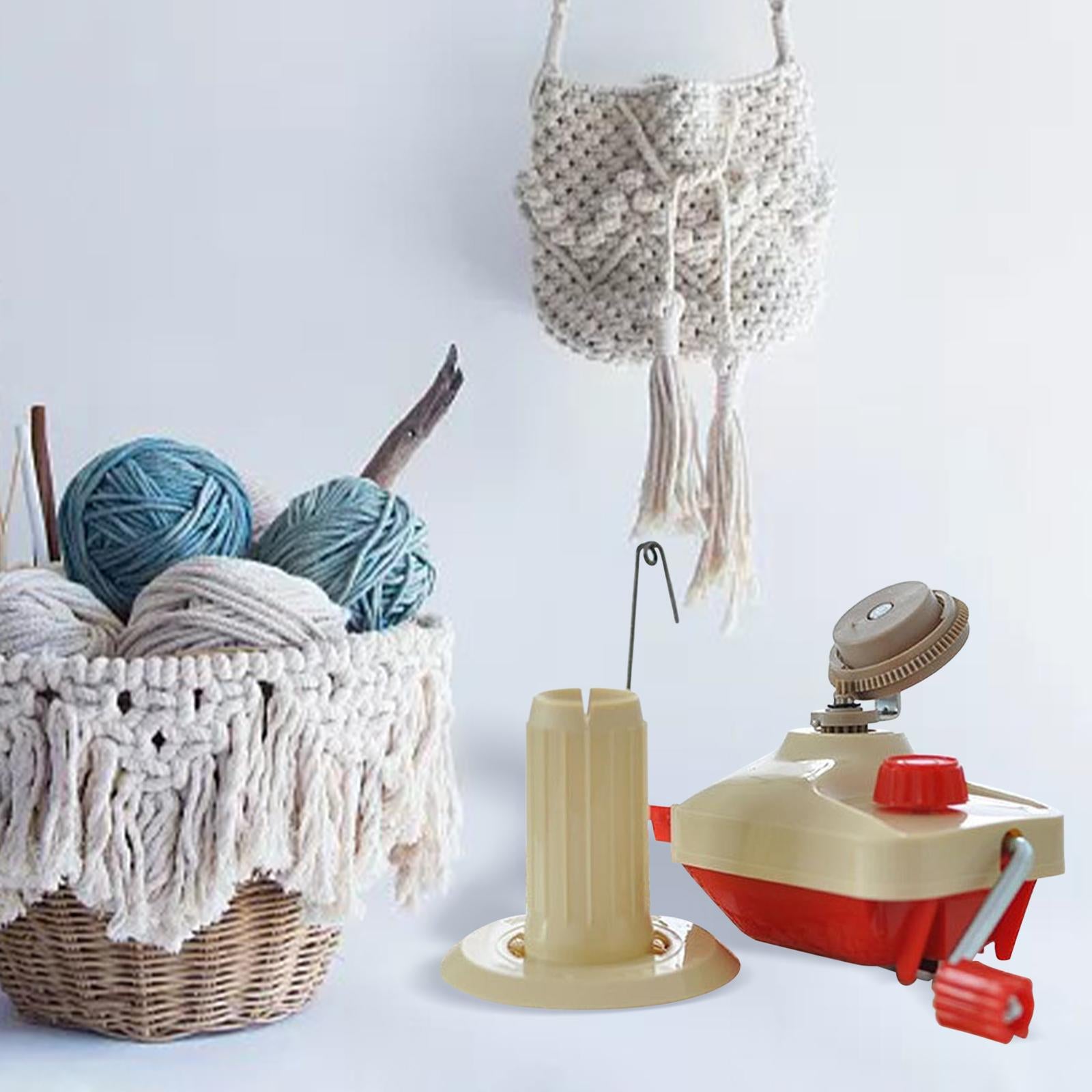 Household Yarn Ball Winder Hand Operated Low Noise for Knitting and Crochet