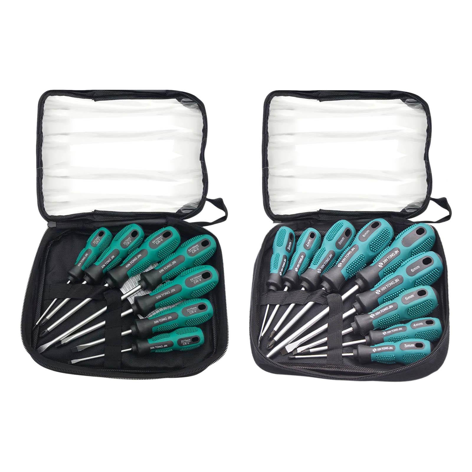 Multipurpose Hand Screwdriver Non Slip Handle for Bicycle Electricians 7pcs