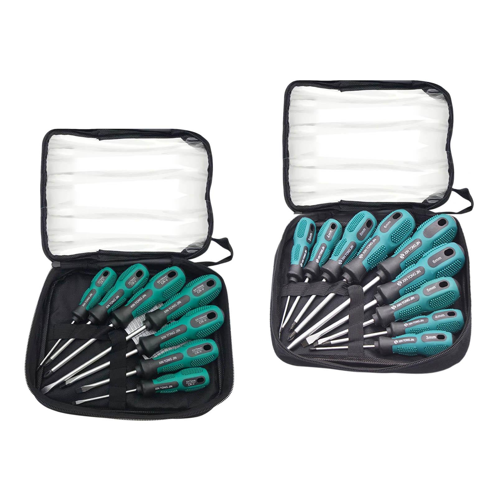 Multipurpose Hand Screwdriver Non Slip Handle for Bicycle Electricians 7pcs