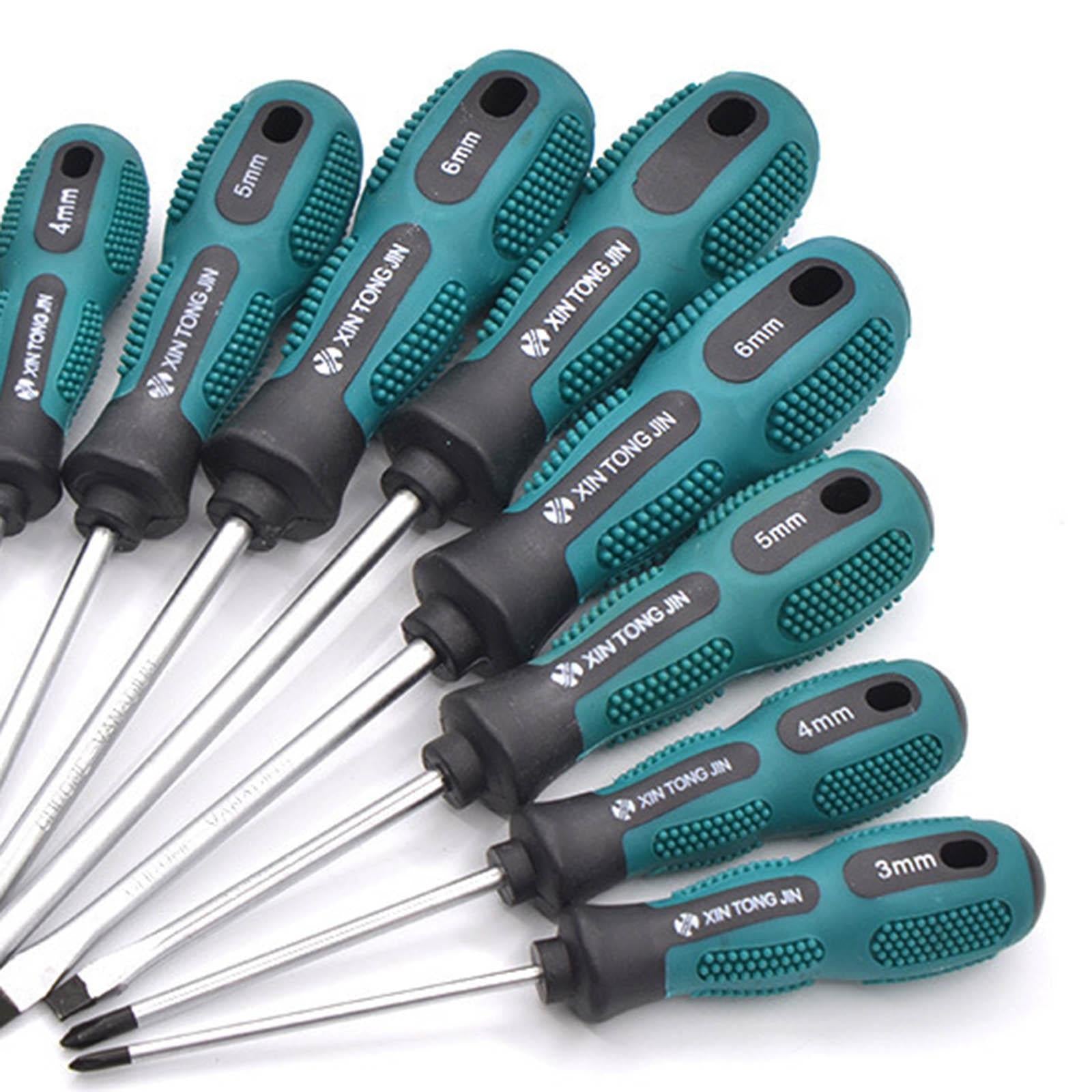 Multipurpose Hand Screwdriver Non Slip Handle for Bicycle Electricians 9pcs