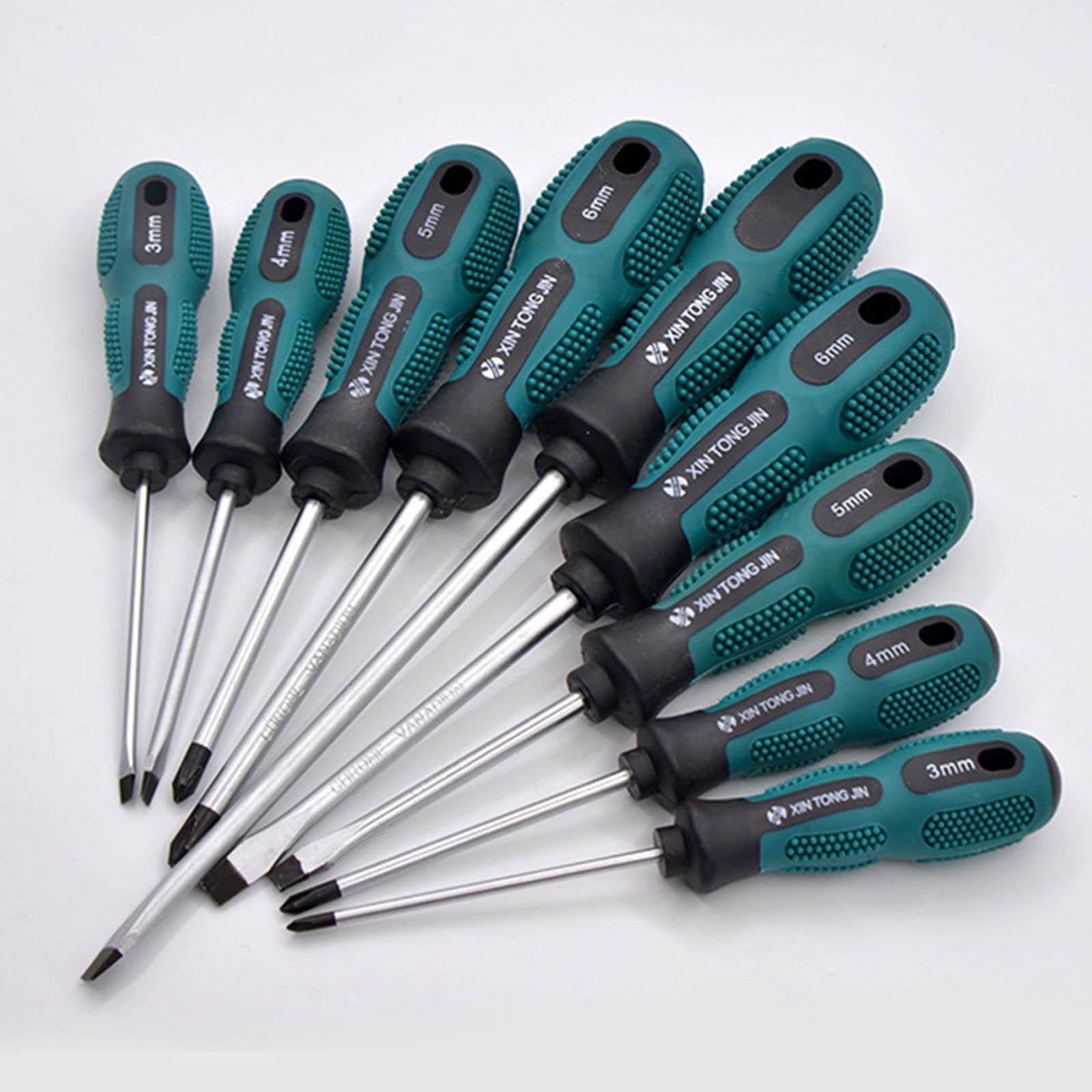 Multipurpose Hand Screwdriver Non Slip Handle for Bicycle Electricians 9pcs