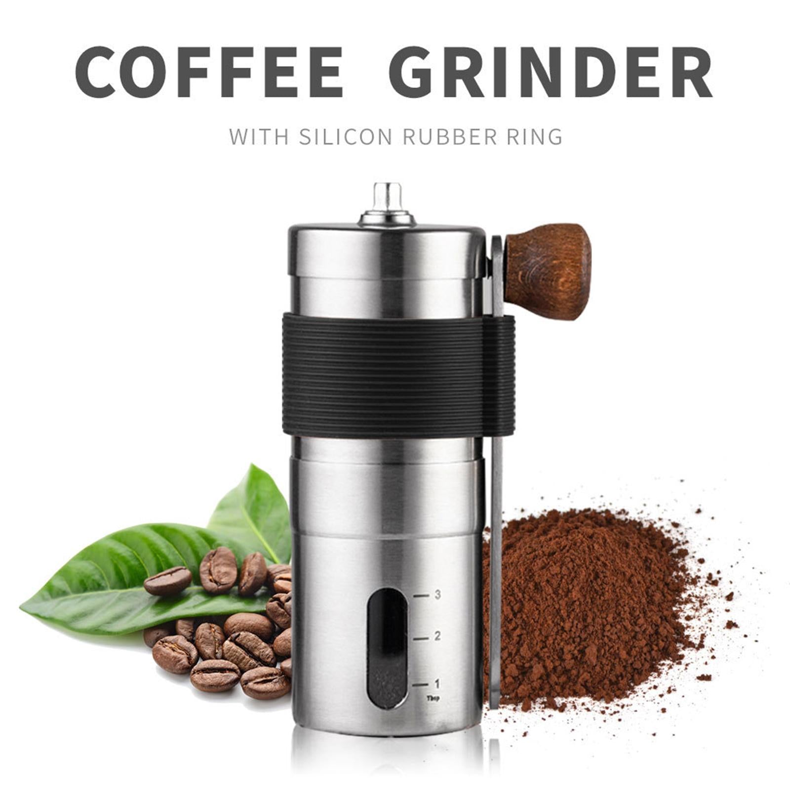Manual Coffee Grinder Stainless Steel Ceramic Burr Hand Crank Grinder