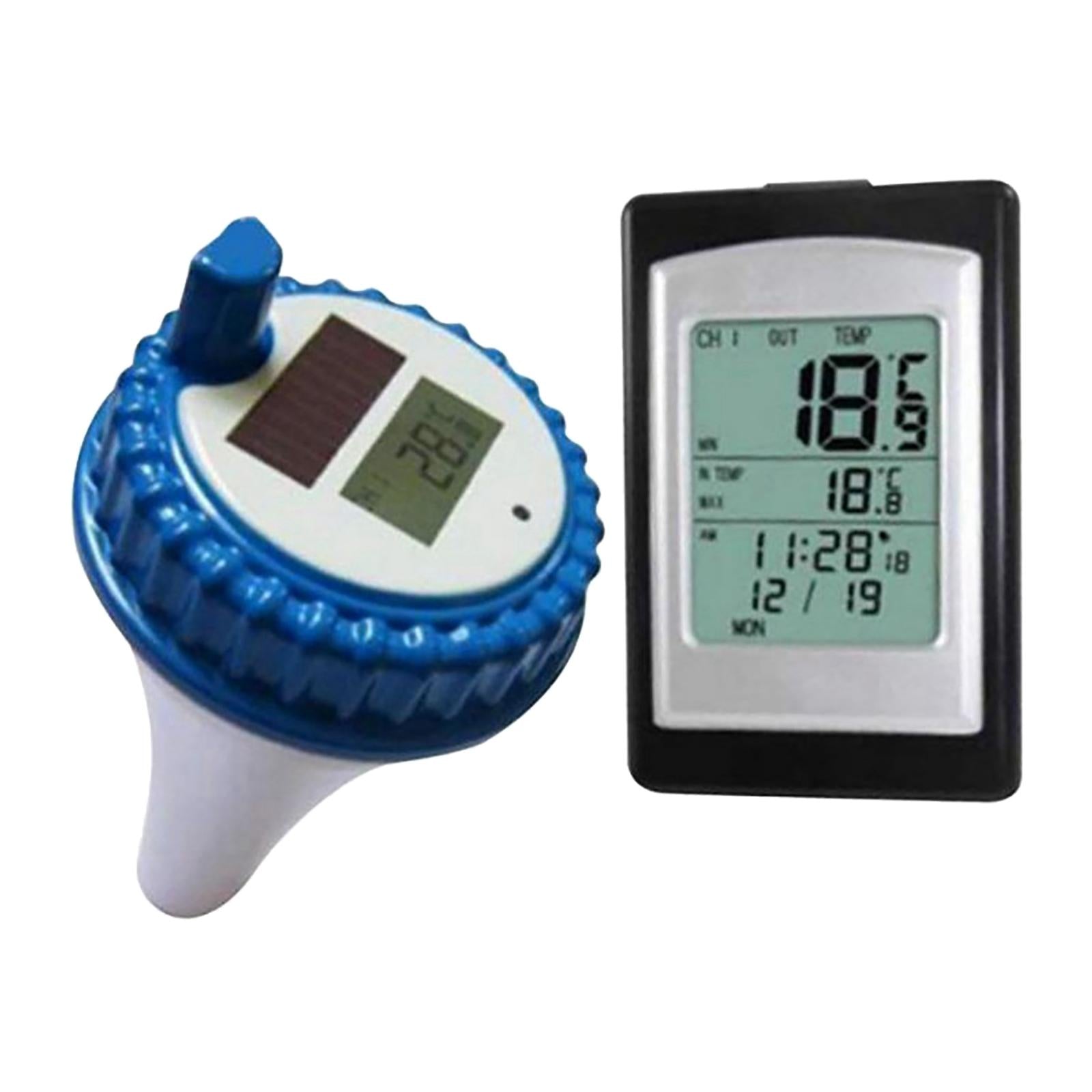 Solar Digital Floating Pool Thermometer Easy Read for Swimming Pool