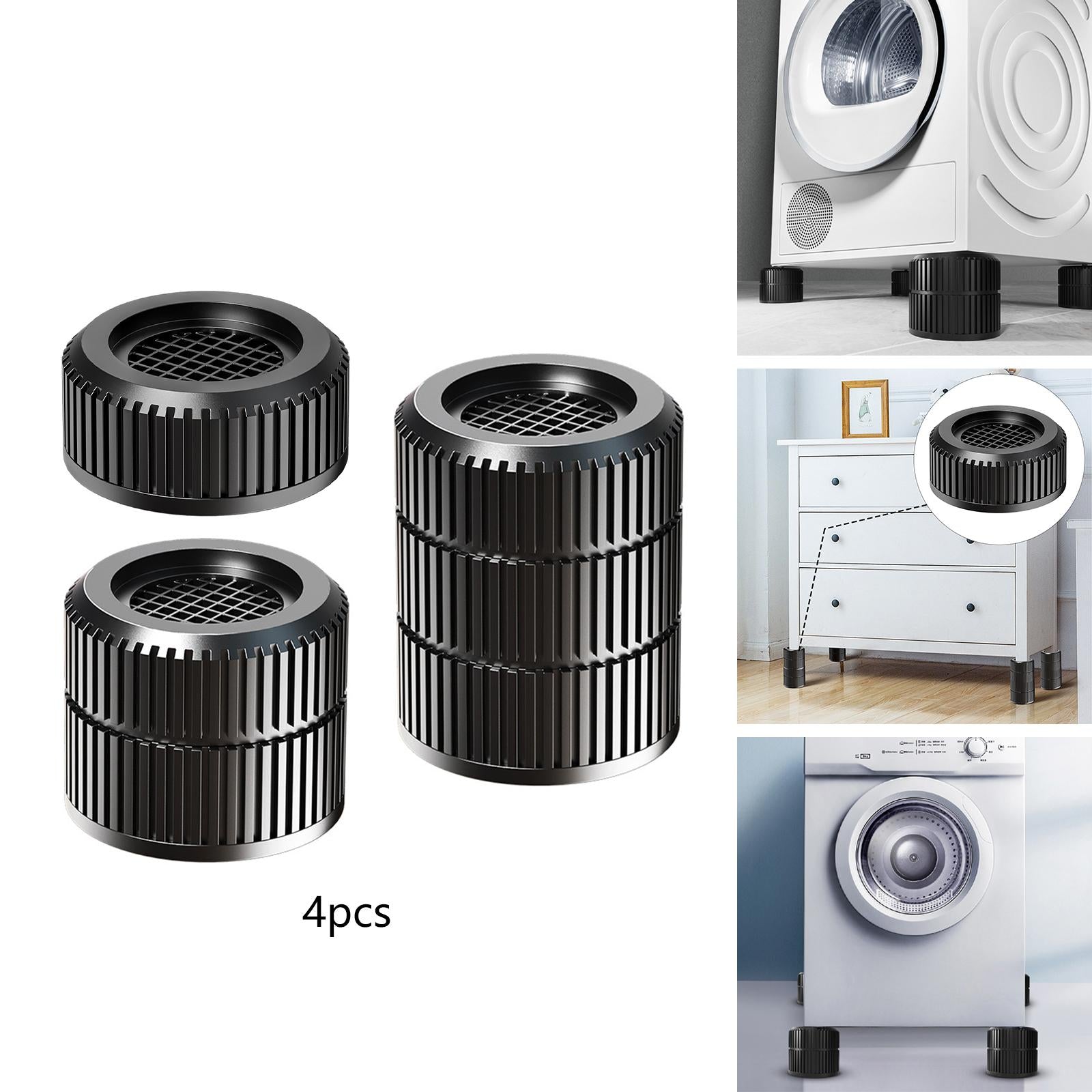 4Pcs Washing Machine Foot Pads Washing Machine Pads Shockproof Foot Pads A