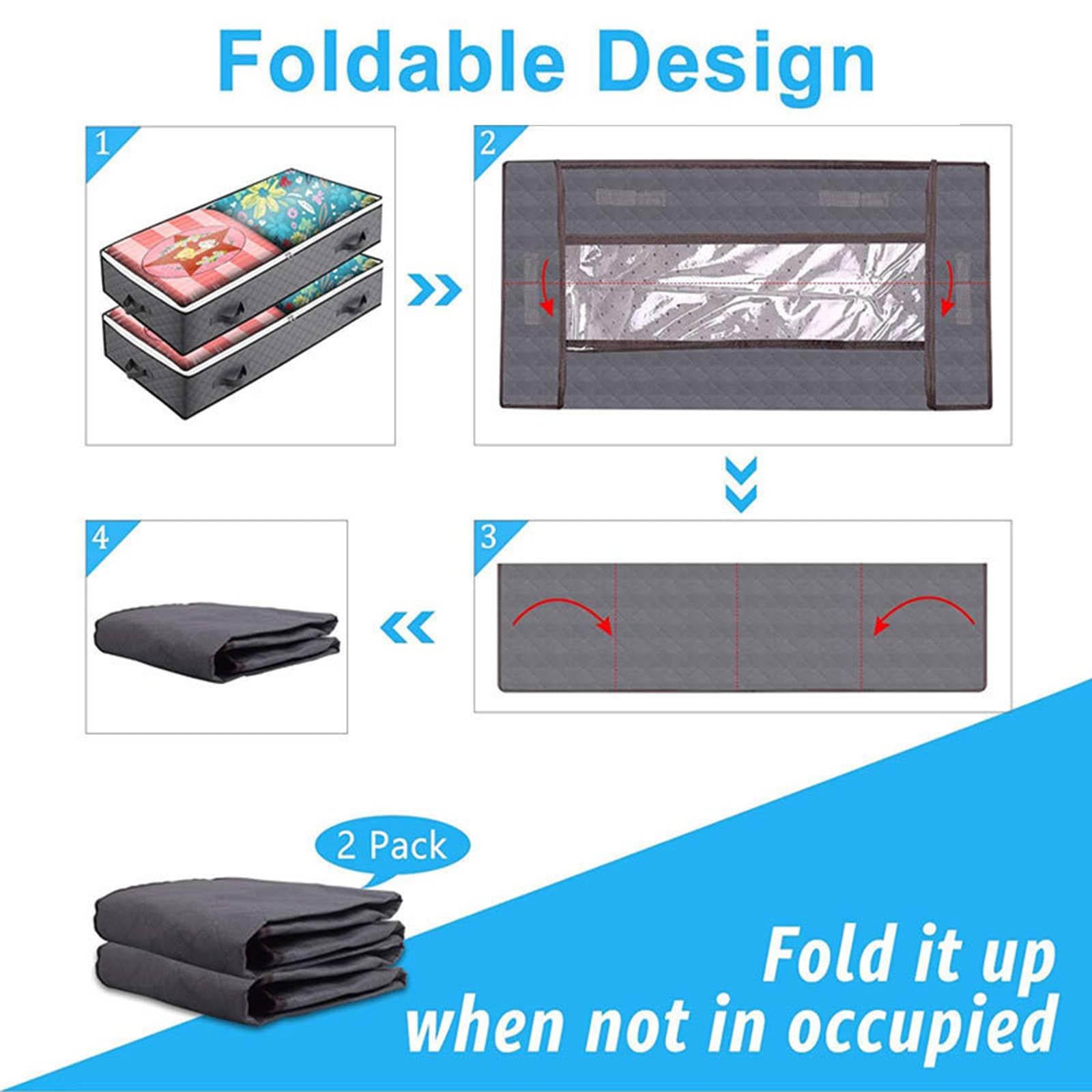 Household Breathable Bedding Clothing Under Bed Storage Bag