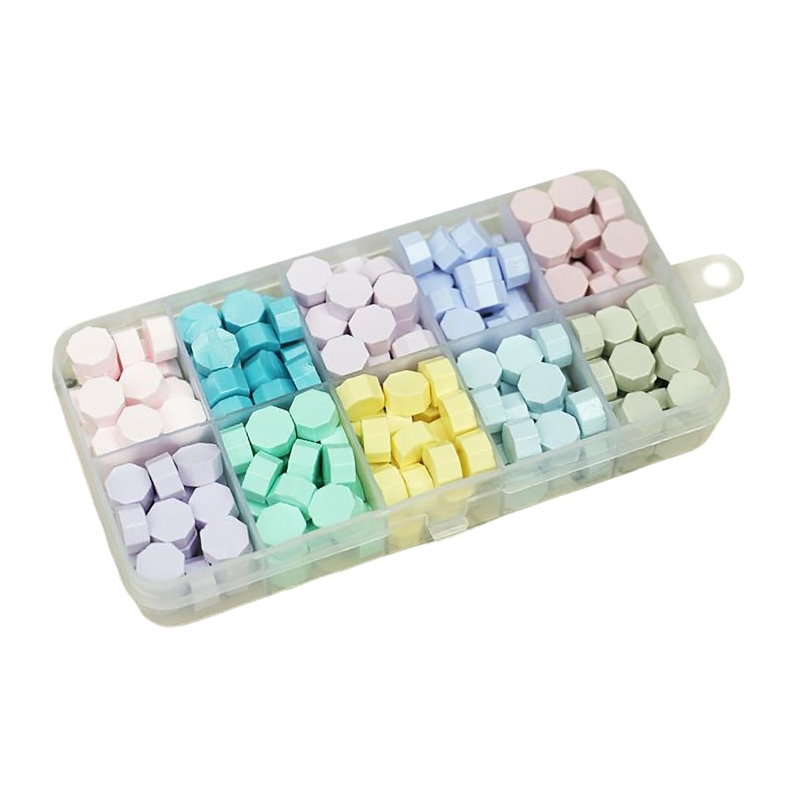 600Pcs Multi Color Wax Seal Beads DIY Sealing Wax Bead for Wine Packages Macaron Mix