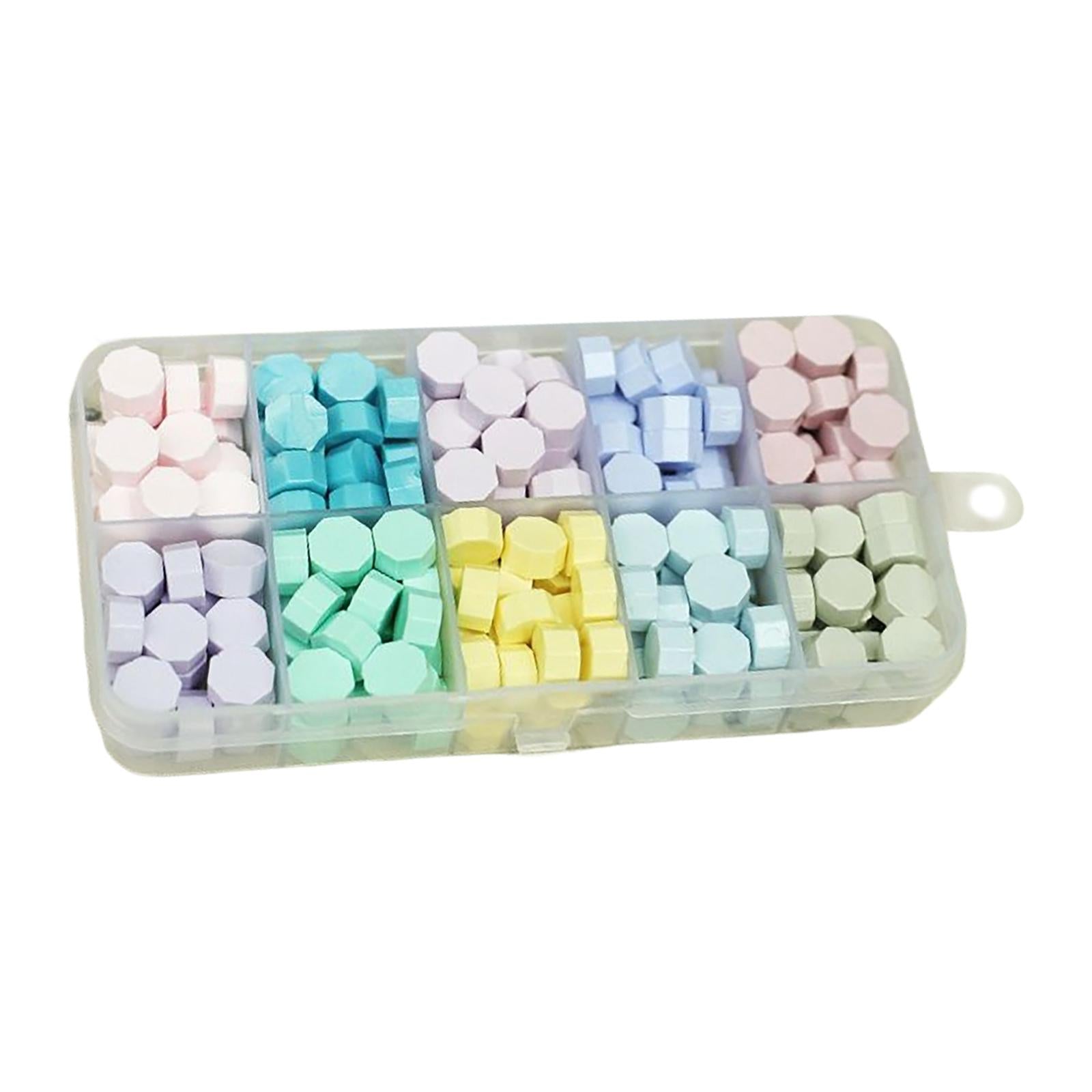 600Pcs Multi Color Wax Seal Beads DIY Sealing Wax Bead for Wine Packages Macaron Mix