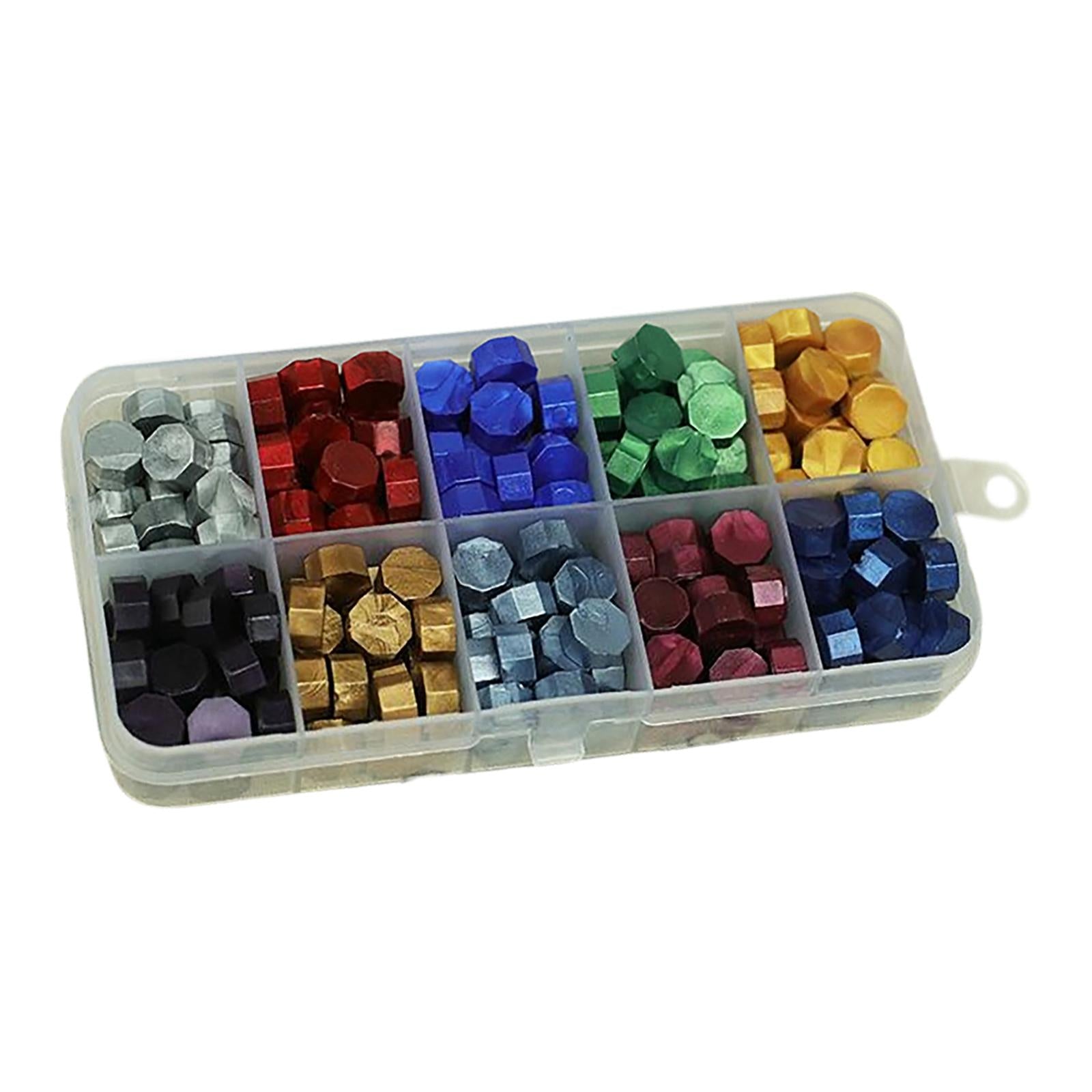 600Pcs Multi Color Wax Seal Beads DIY Sealing Wax Bead for Wine Packages Mixed Colors