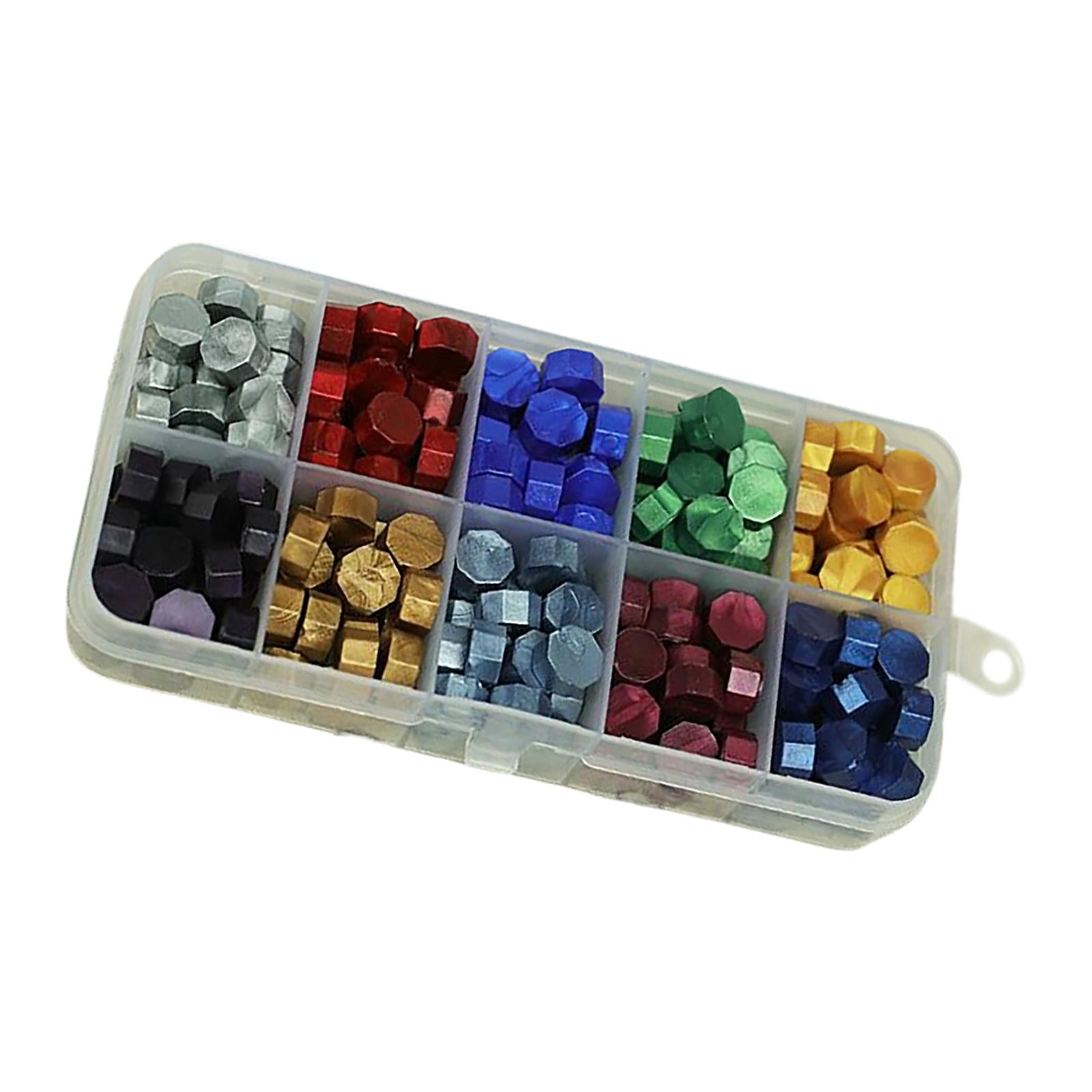 600Pcs Multi Color Wax Seal Beads DIY Sealing Wax Bead for Wine Packages Mixed Colors