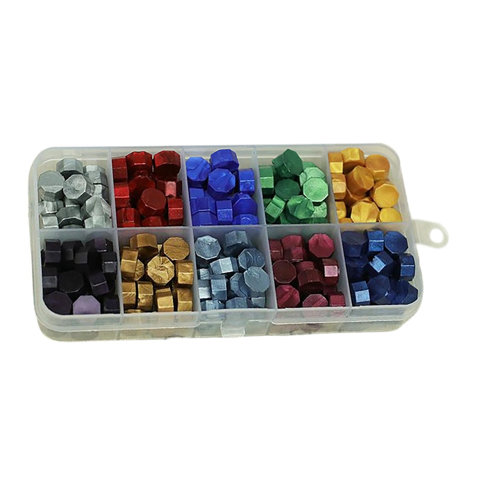 600Pcs Multi Color Wax Seal Beads DIY Sealing Wax Bead for Wine Packages Mixed Colors
