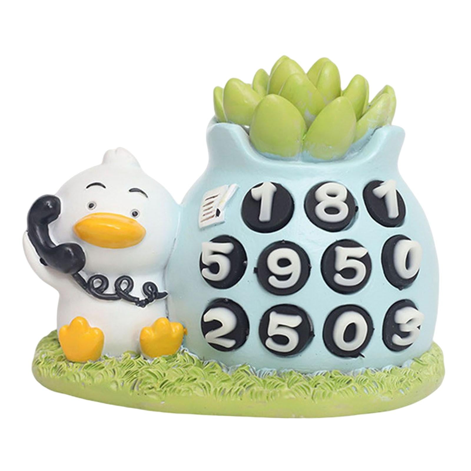 Car Dashboard Ornament Bonsai Decor for Home Interior Display Auto Gifts duck