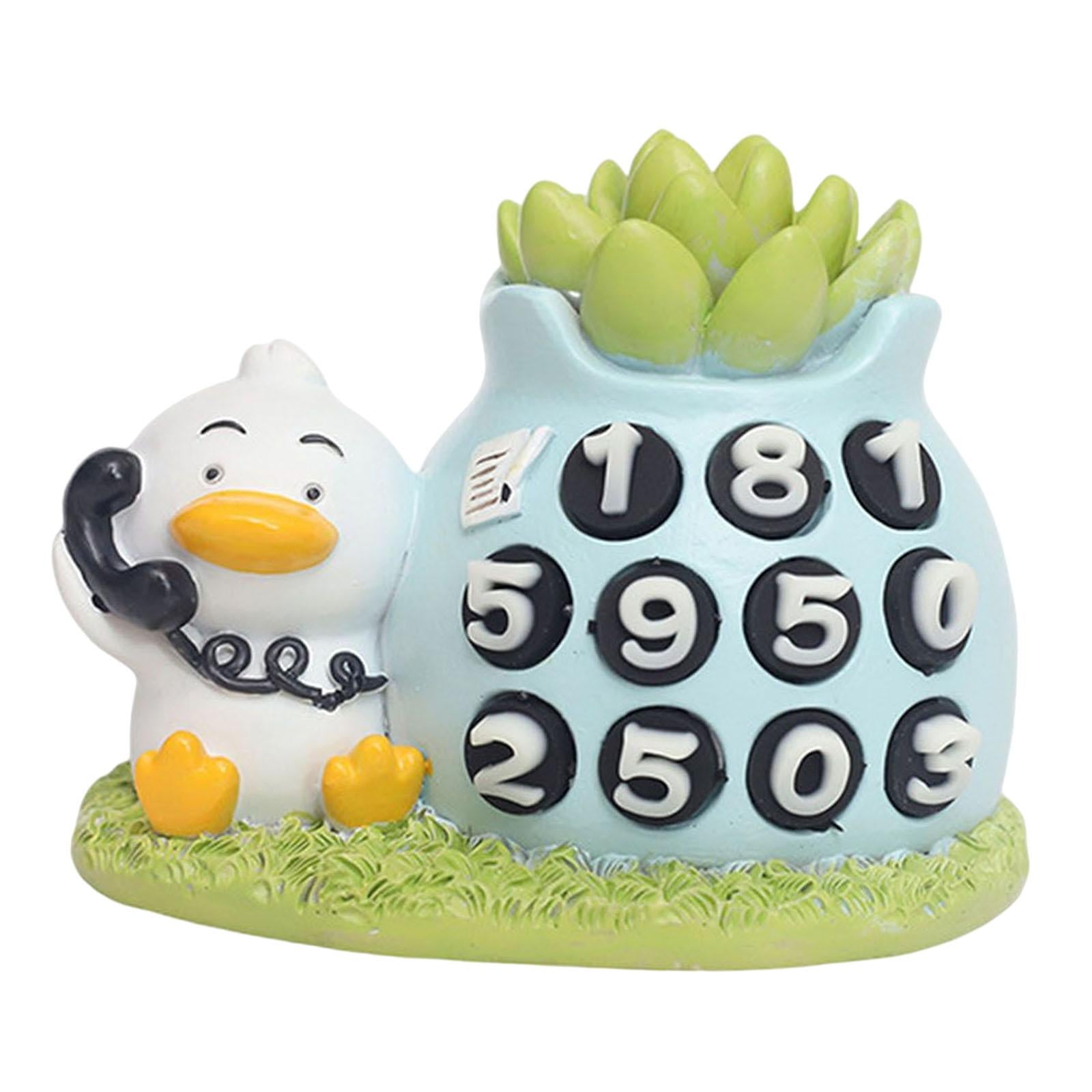Car Dashboard Ornament Bonsai Decor for Home Interior Display Auto Gifts duck