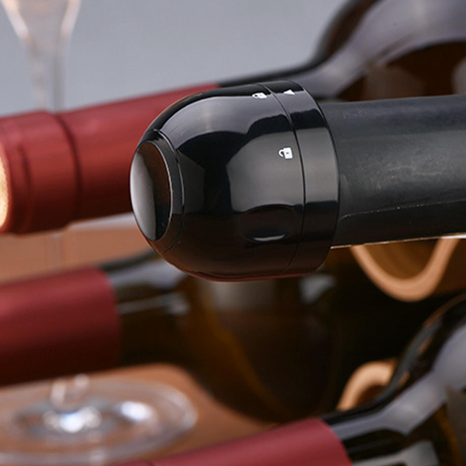 Wine Stopper Champagne Stopper Wine Preserver Twist to Lock Wine Keeper 2pcs