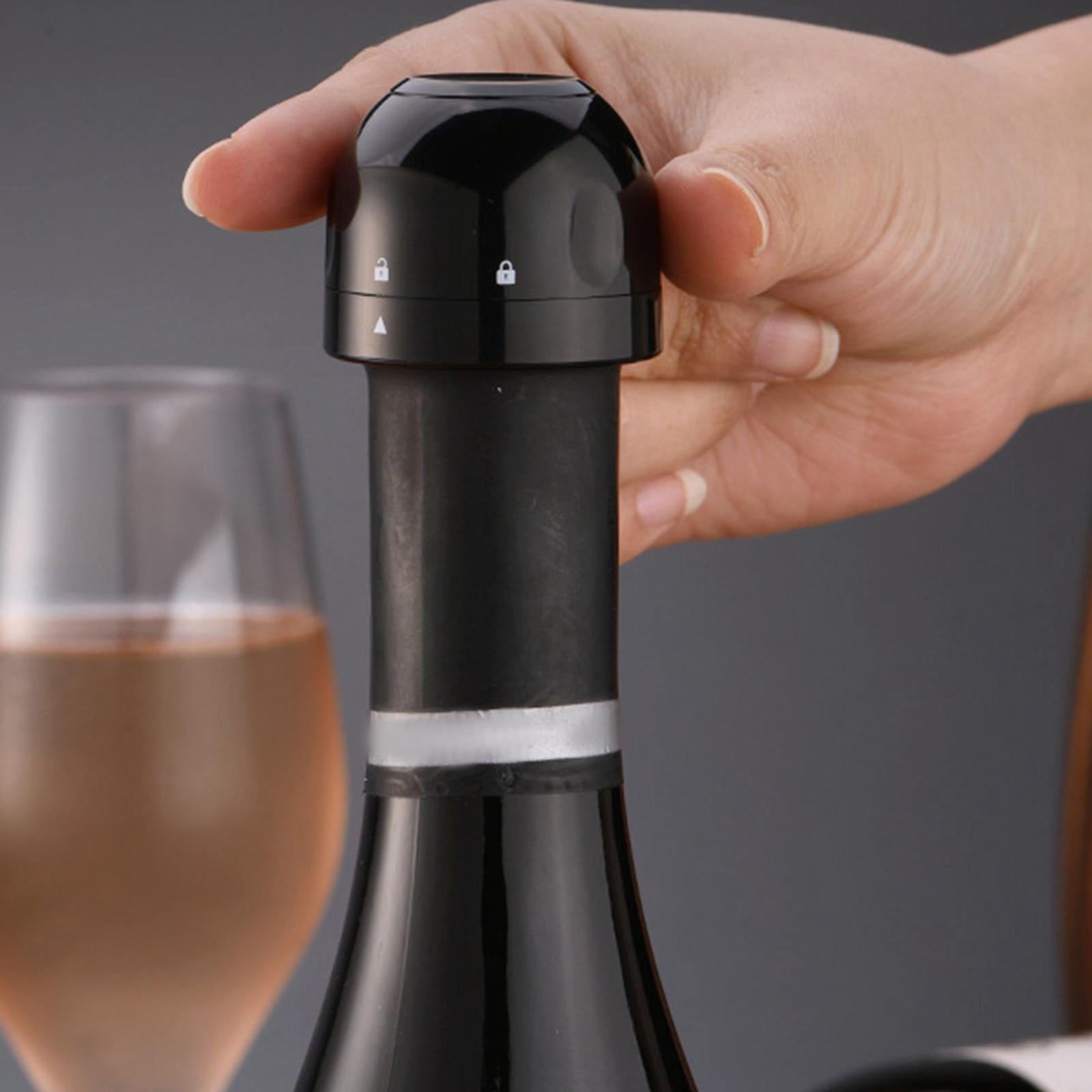 Wine Stopper Champagne Stopper Wine Preserver Twist to Lock Wine Keeper 2pcs