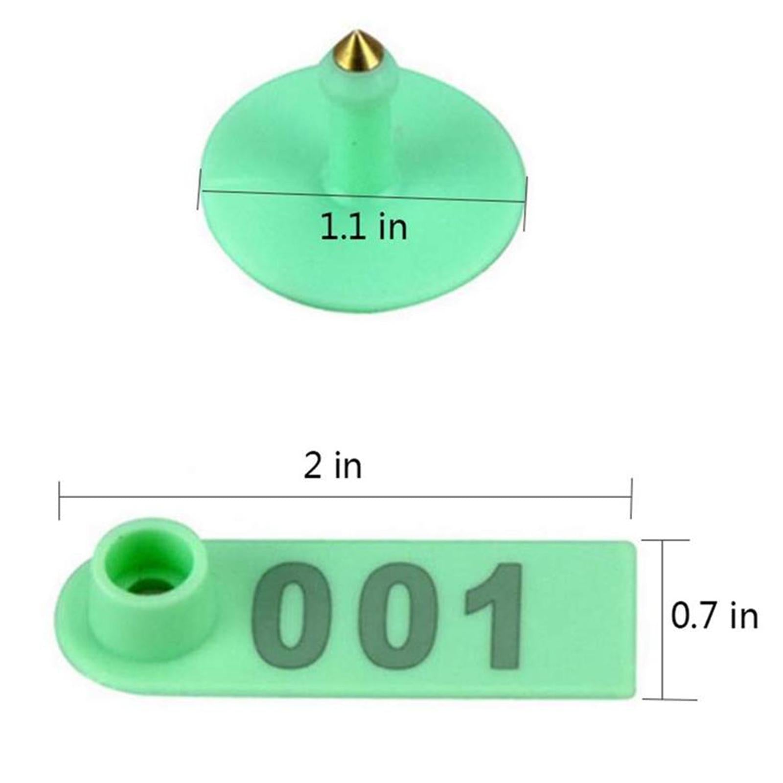 Animal Ear Tag Pliers and Spare 3 Pins for Livestock Farm Handling Supplies