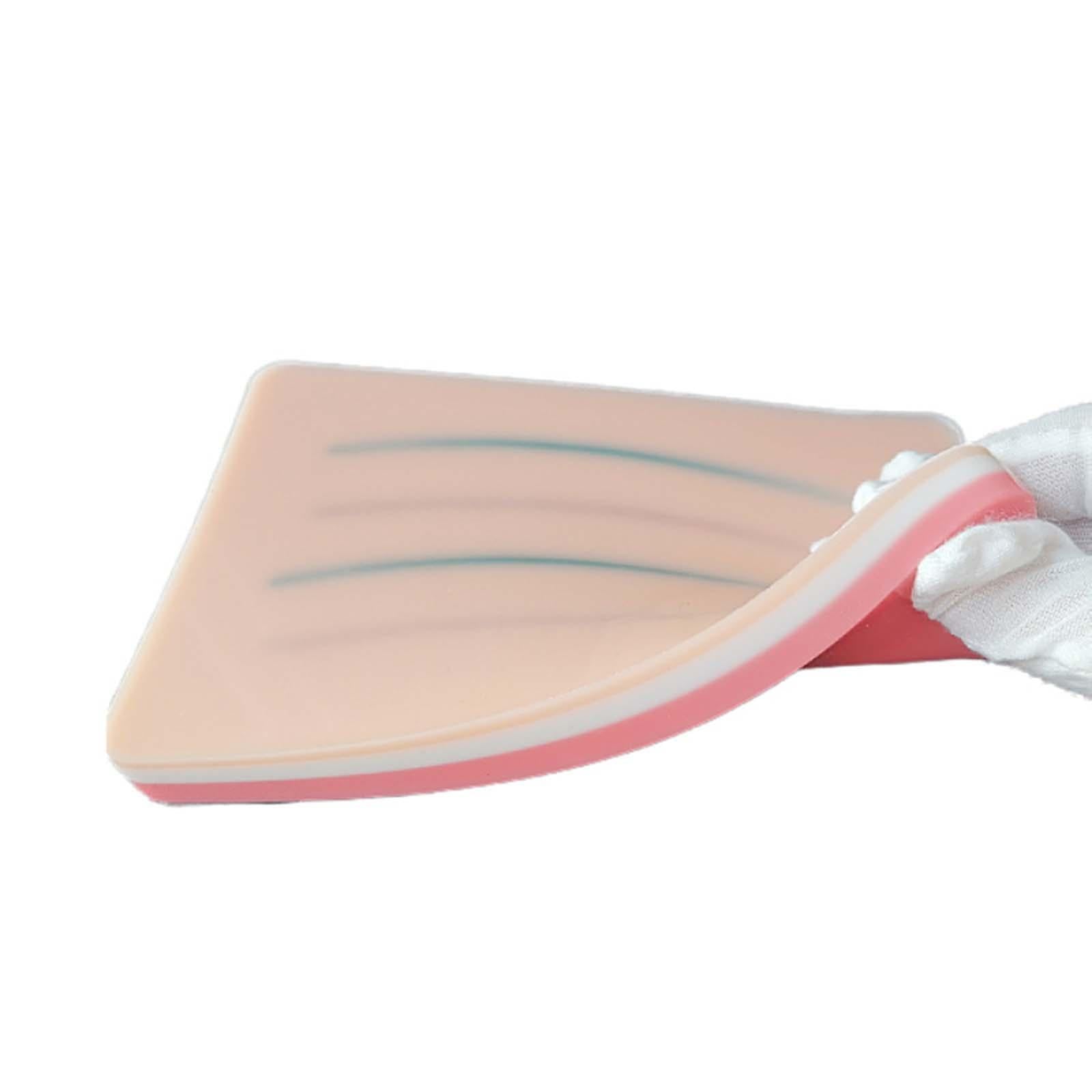 Human Skin Pad Injection Training Suture Pad 3 Skin Layers for Student